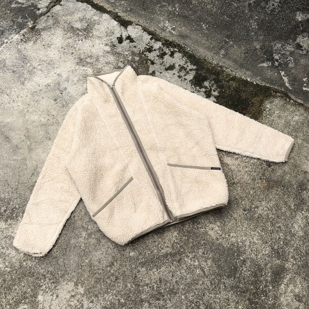 Japanese Brand × Sunny Sports Rare Vintage Sunny Sports Full Zipper Sherpa Winter Jacket Size US L / EU 52-54 / 3 - 1 Thumbnail
