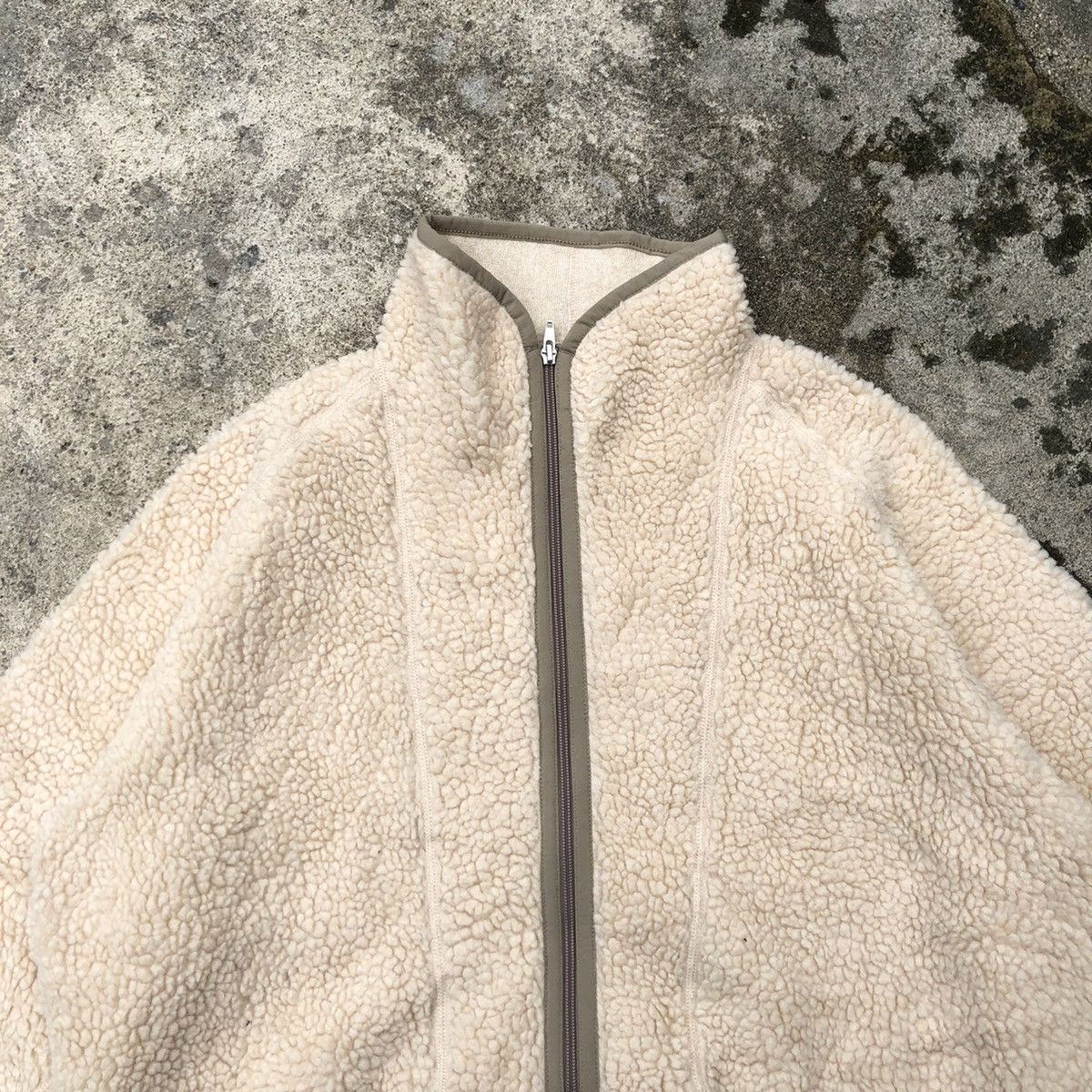 Japanese Brand × Sunny Sports Rare Vintage Sunny Sports Full Zipper Sherpa Winter Jacket Size US L / EU 52-54 / 3 - 2 Thumbnail