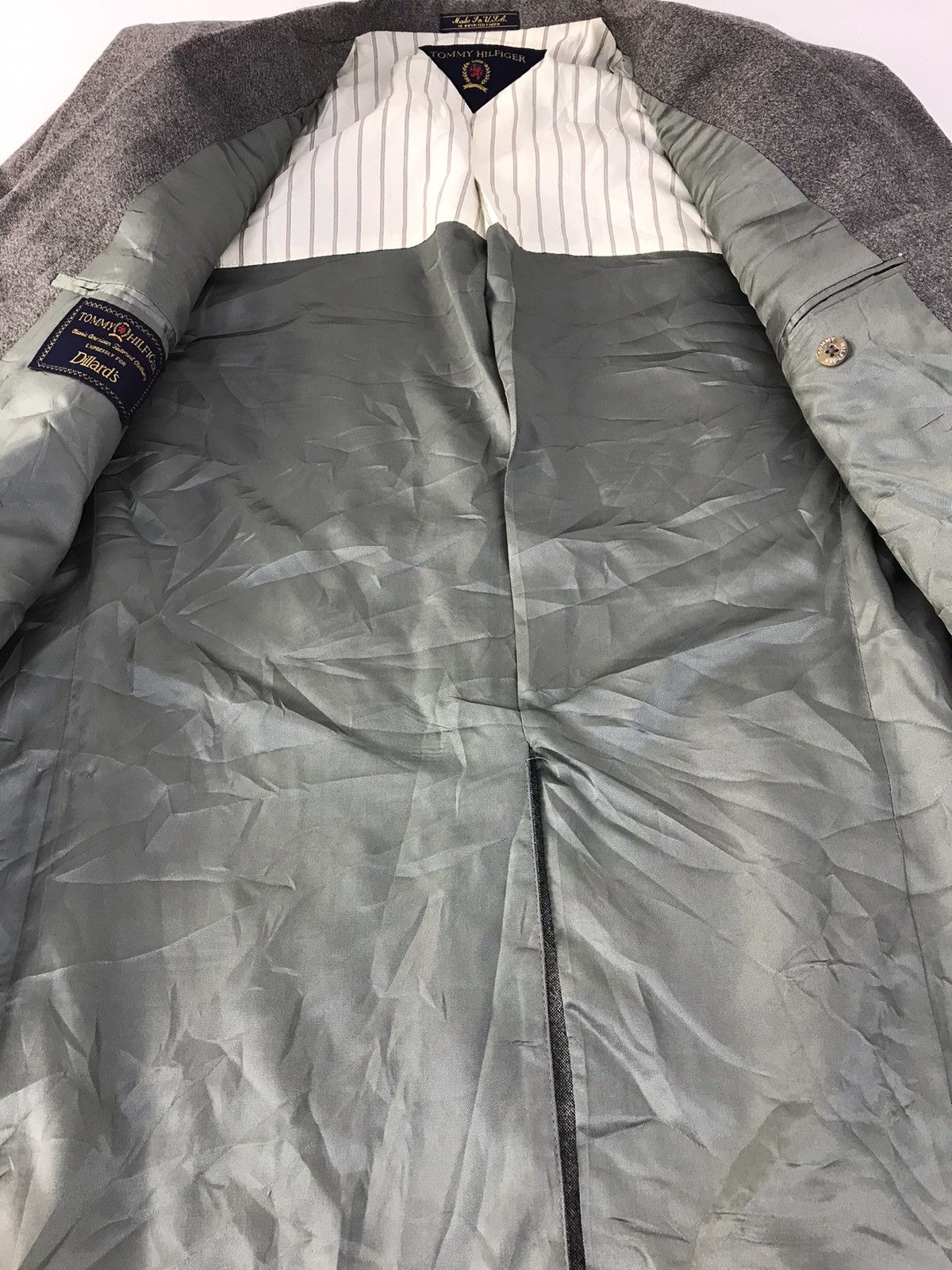 Tommy Hilfiger × Vintage Tommy Hilfiger Blazer Coat Jacket Button Designer Brand Size 44R - 6 Thumbnail