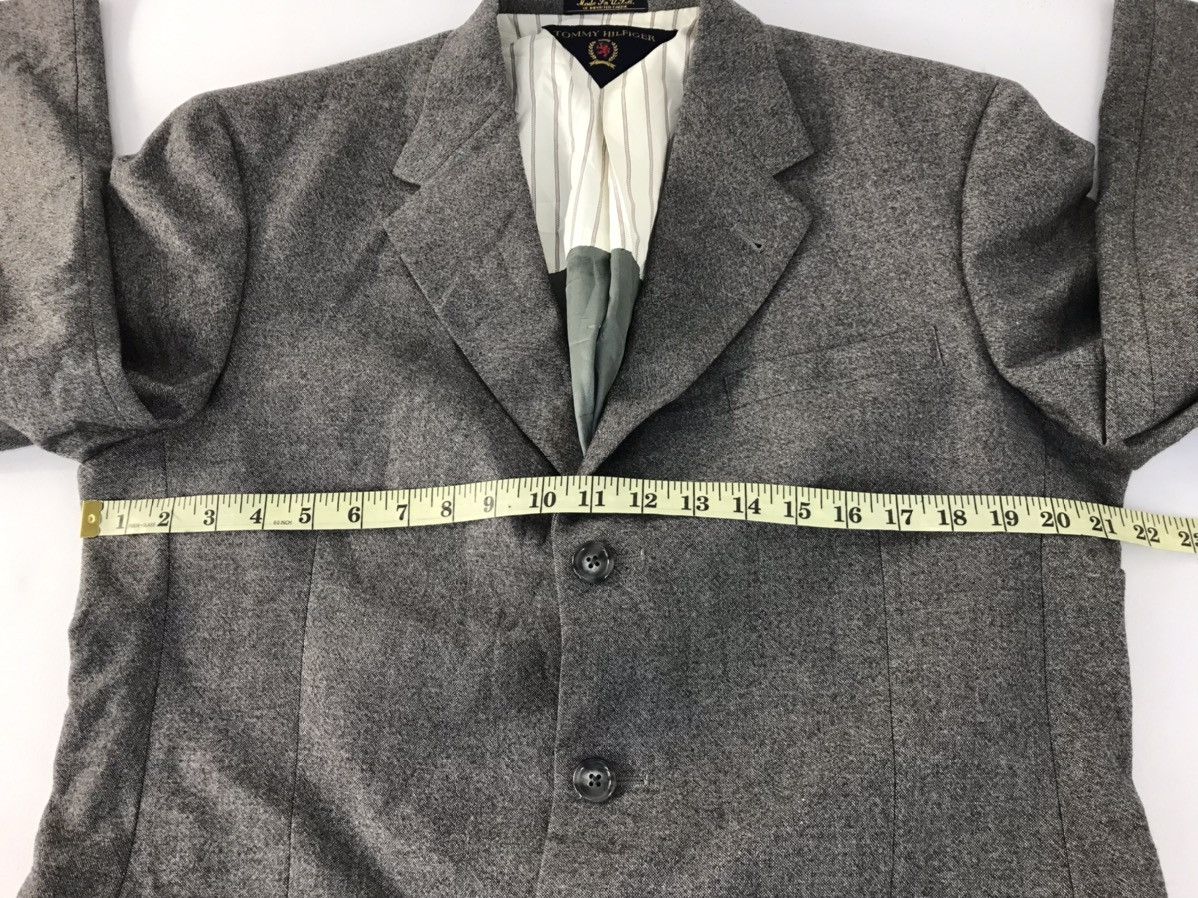 Tommy Hilfiger × Vintage Tommy Hilfiger Blazer Coat Jacket Button Designer Brand Size 44R - 10 Thumbnail