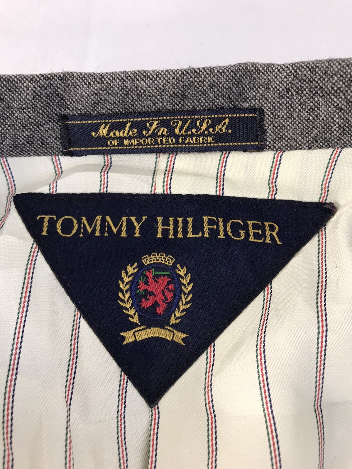 Tommy Hilfiger × Vintage Tommy Hilfiger Blazer Coat Jacket Button Designer Brand Size 44R - 7 Thumbnail