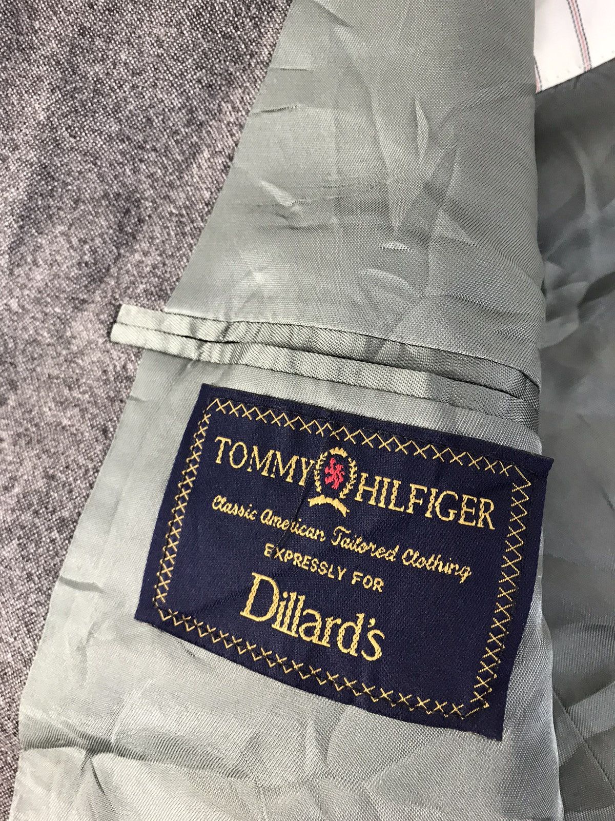 Tommy Hilfiger × Vintage Tommy Hilfiger Blazer Coat Jacket Button Designer Brand Size 44R - 8 Thumbnail