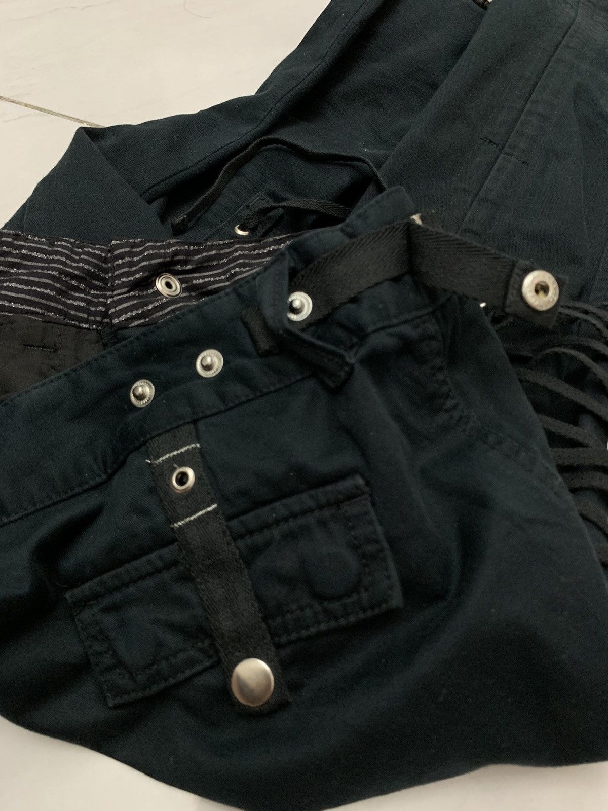Triple 5 Soul Triple Five Soul cargos pant tactical bondage drawstring Size 30" / US 8 / IT 44 - 12 Thumbnail