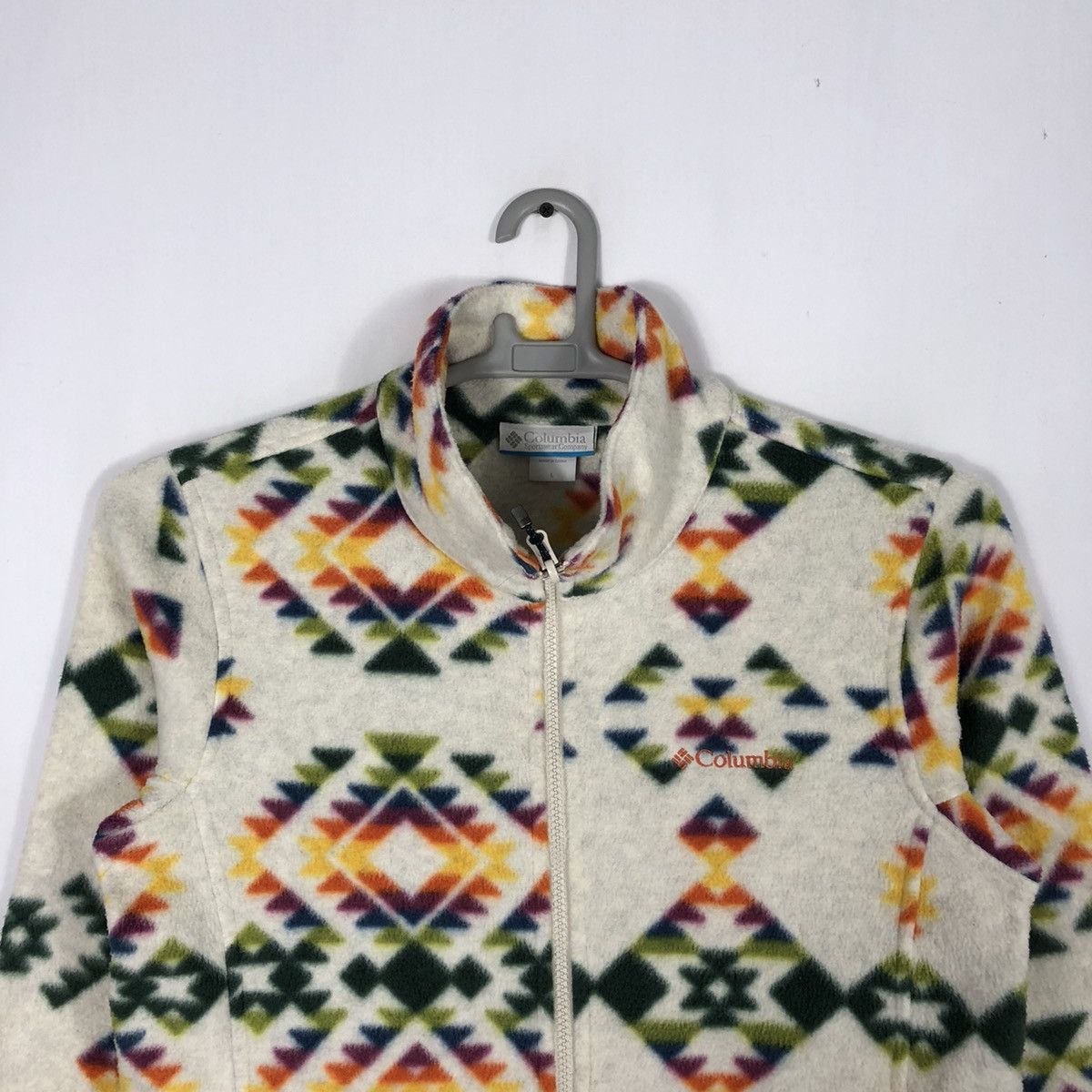 Columbia × Vintage Rare Vintage Columbia Native Aztec Winter Fleece Jacket Size US S / EU 44-46 / 1 - 2 Thumbnail