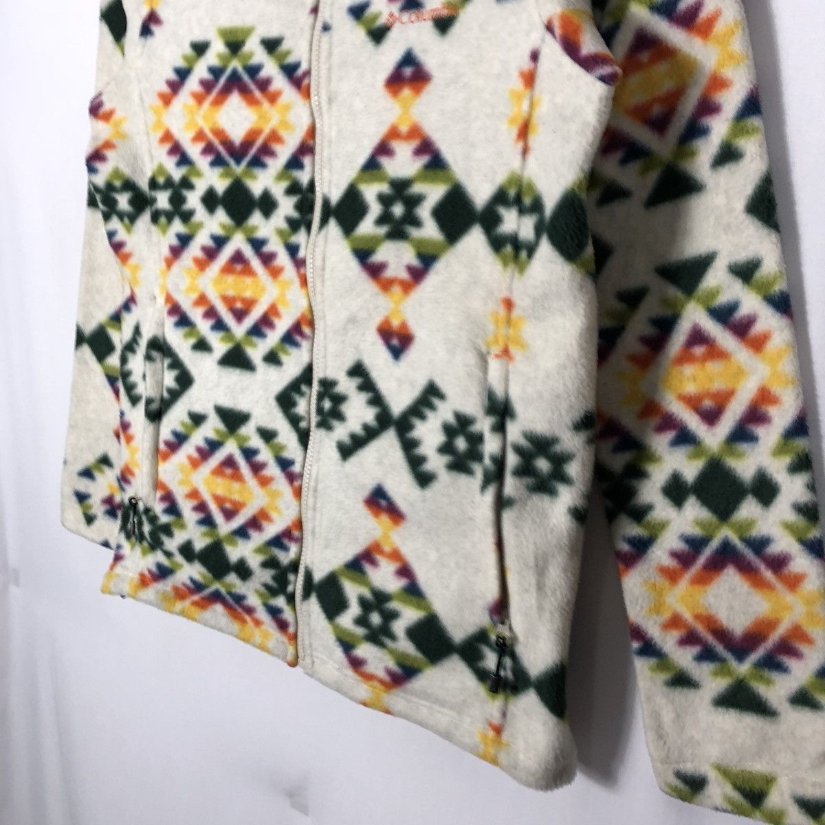 Columbia × Vintage Rare Vintage Columbia Native Aztec Winter Fleece Jacket Size US S / EU 44-46 / 1 - 7 Thumbnail