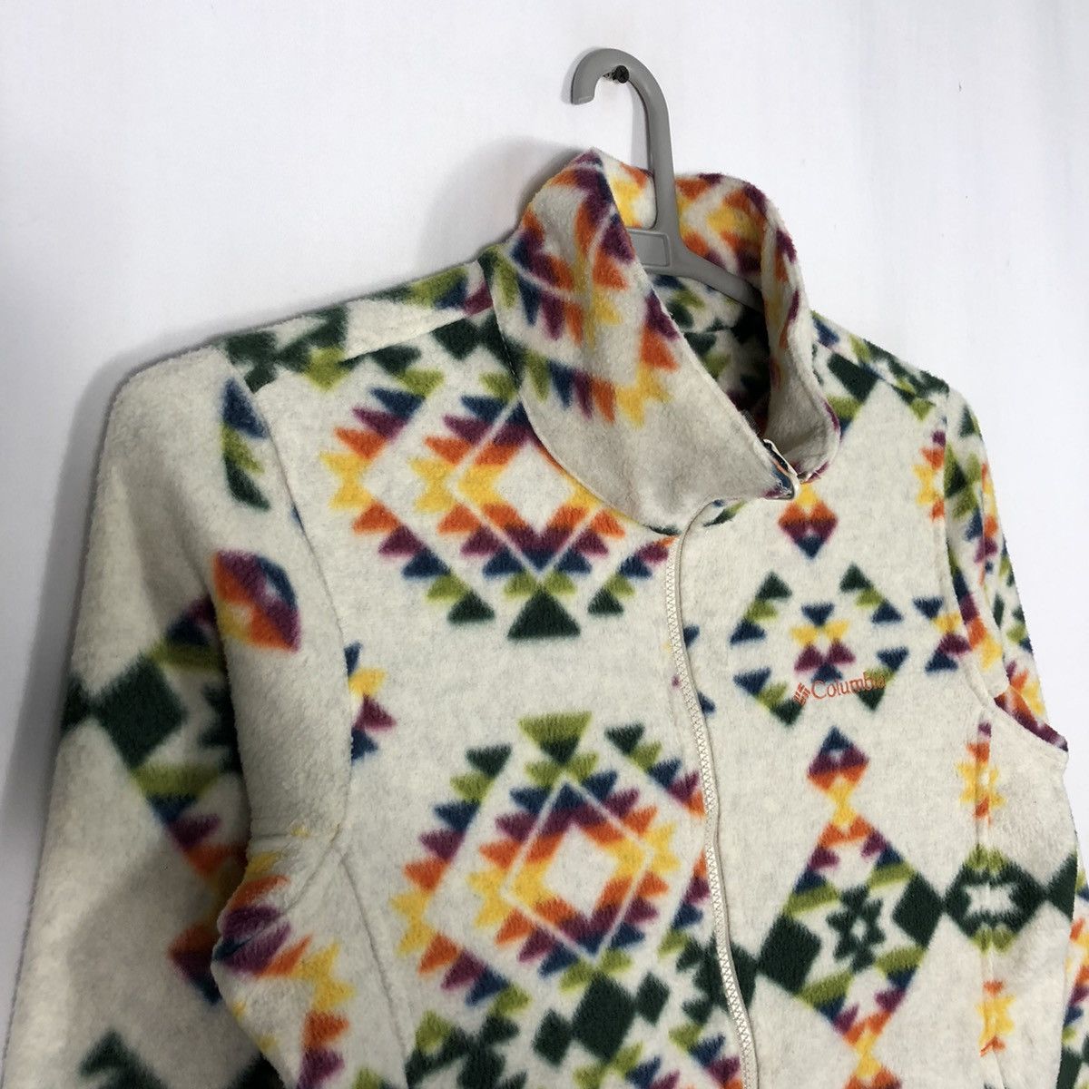 Columbia × Vintage Rare Vintage Columbia Native Aztec Winter Fleece Jacket Size US S / EU 44-46 / 1 - 8 Thumbnail