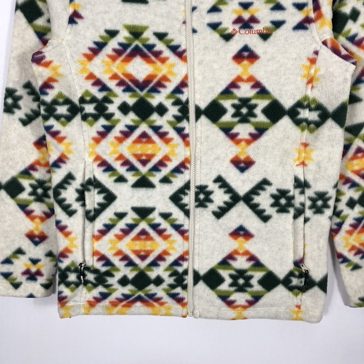 Columbia × Vintage Rare Vintage Columbia Native Aztec Winter Fleece Jacket Size US S / EU 44-46 / 1 - 3 Thumbnail