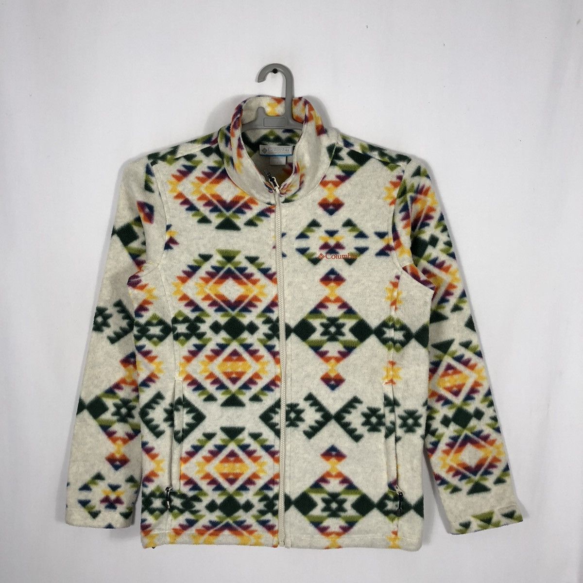 Columbia × Vintage Rare Vintage Columbia Native Aztec Winter Fleece Jacket Size US S / EU 44-46 / 1 - 1 Thumbnail