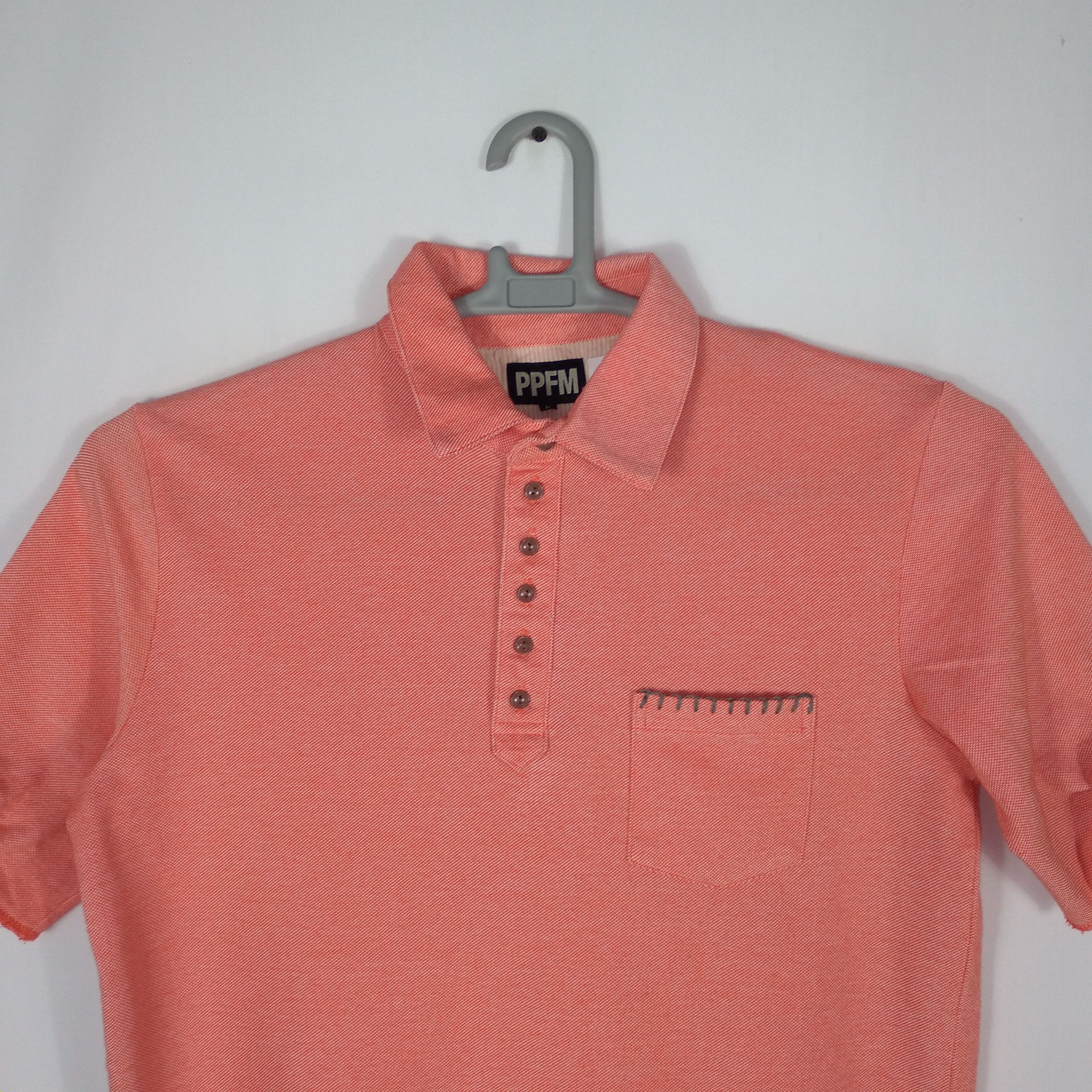 Japanese Brand × PPFM × Vintage Vintage Japanese Brand PPFM Punk Sleeves Polo Shirts Size US M / EU 48-50 / 2 - 2 Thumbnail