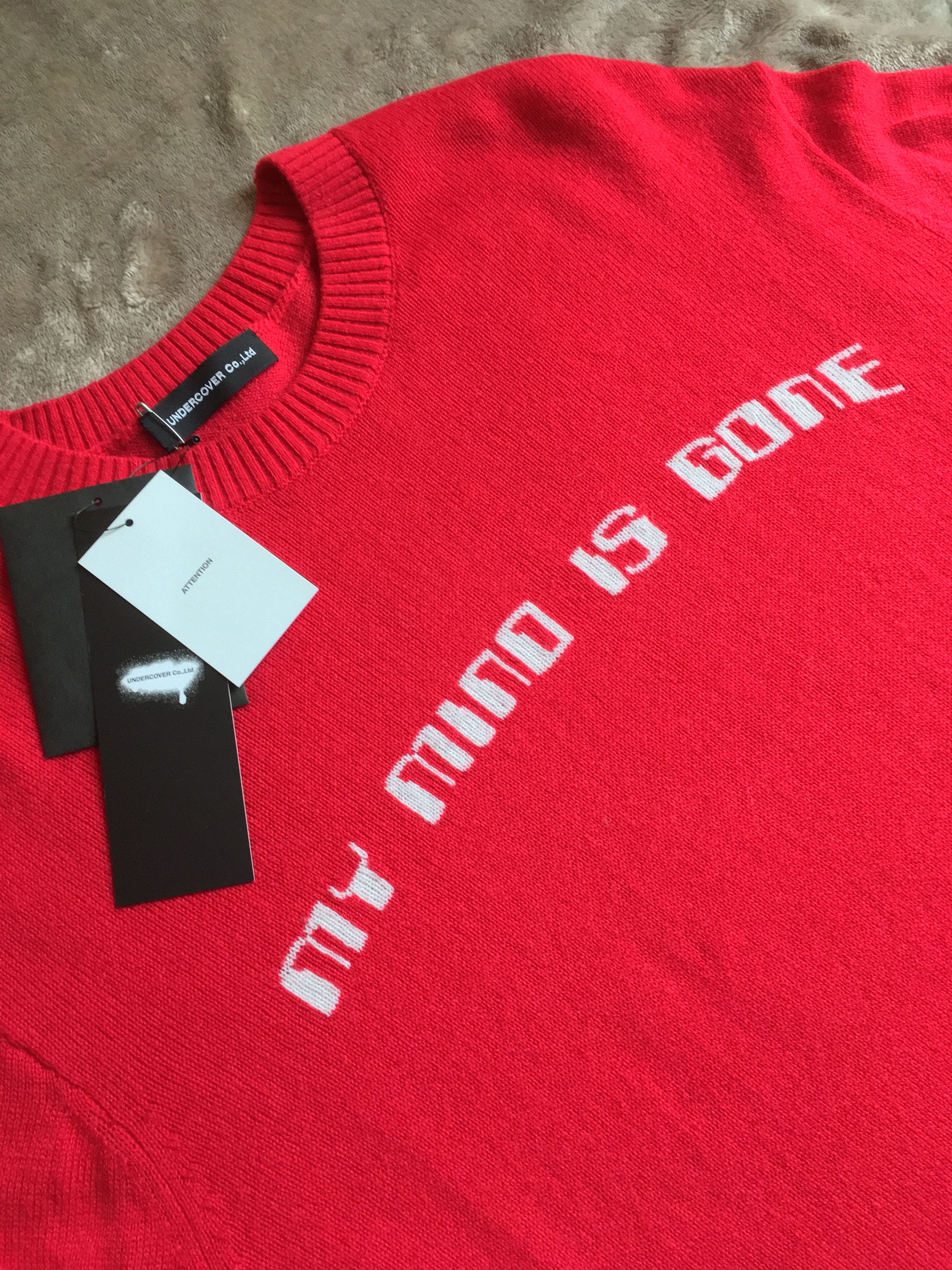 Undercover undercover "MY MIND IS GONE" sweatshirt Size US M / EU 48-50 / 2 - 2 Thumbnail