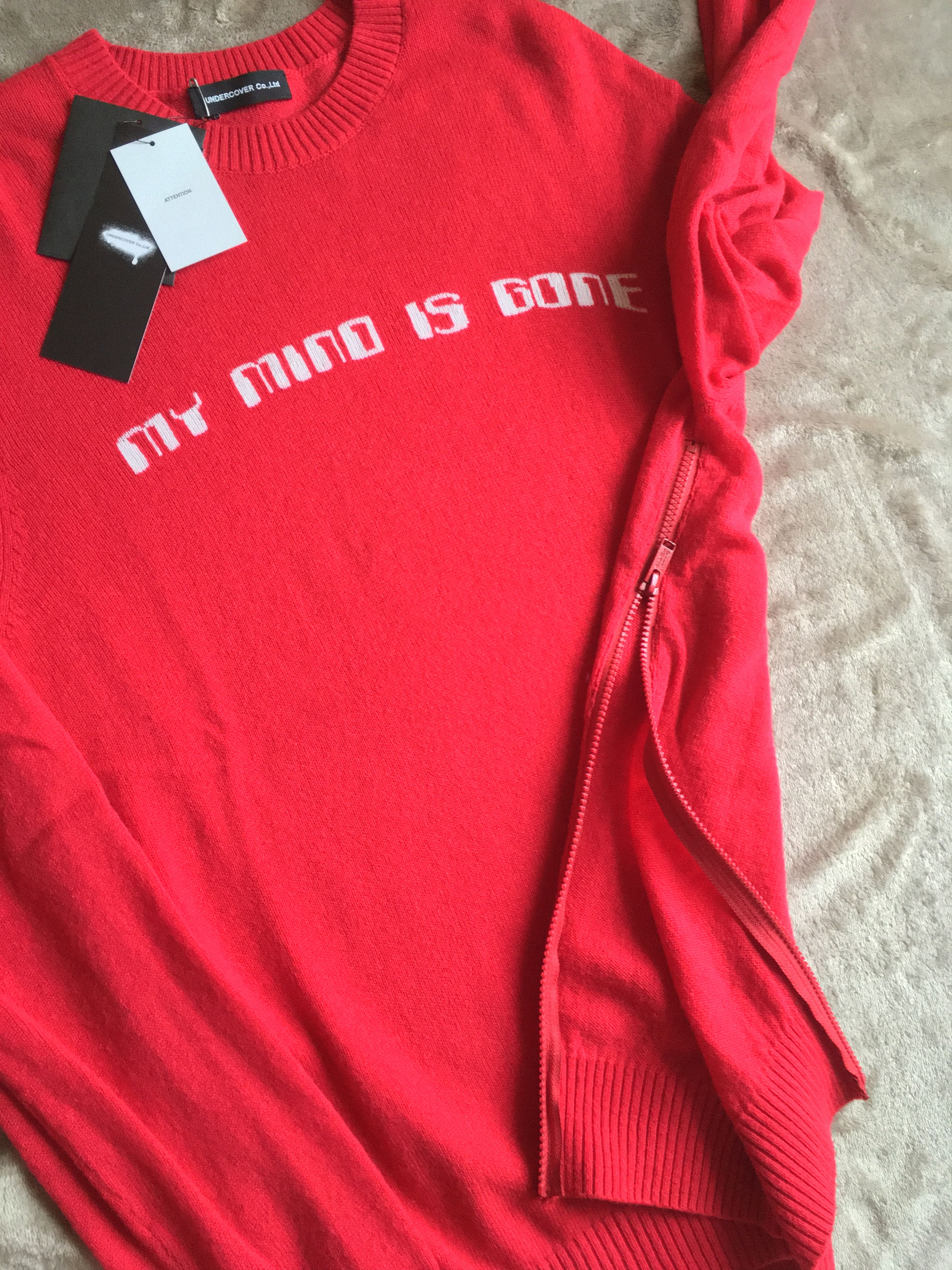 Undercover undercover "MY MIND IS GONE" sweatshirt Size US M / EU 48-50 / 2 - 4 Thumbnail