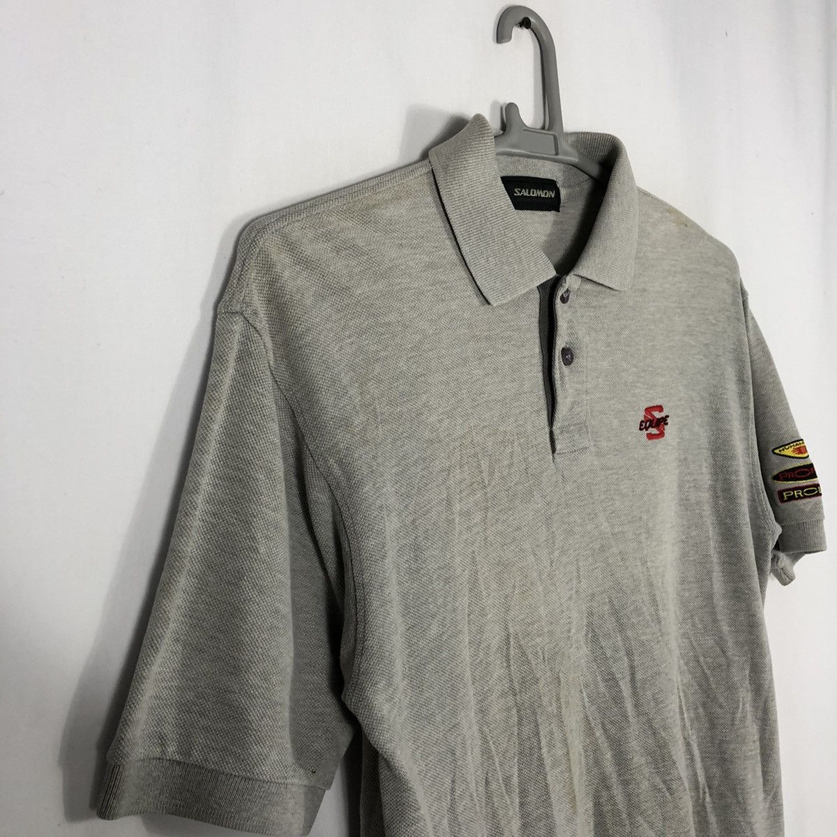 Japanese Brand × Salomon × Vintage Rare Vintage Salomon Multiple Logo Patches Equipe Polo Shirt Size US M / EU 48-50 / 2 - 11 Thumbnail