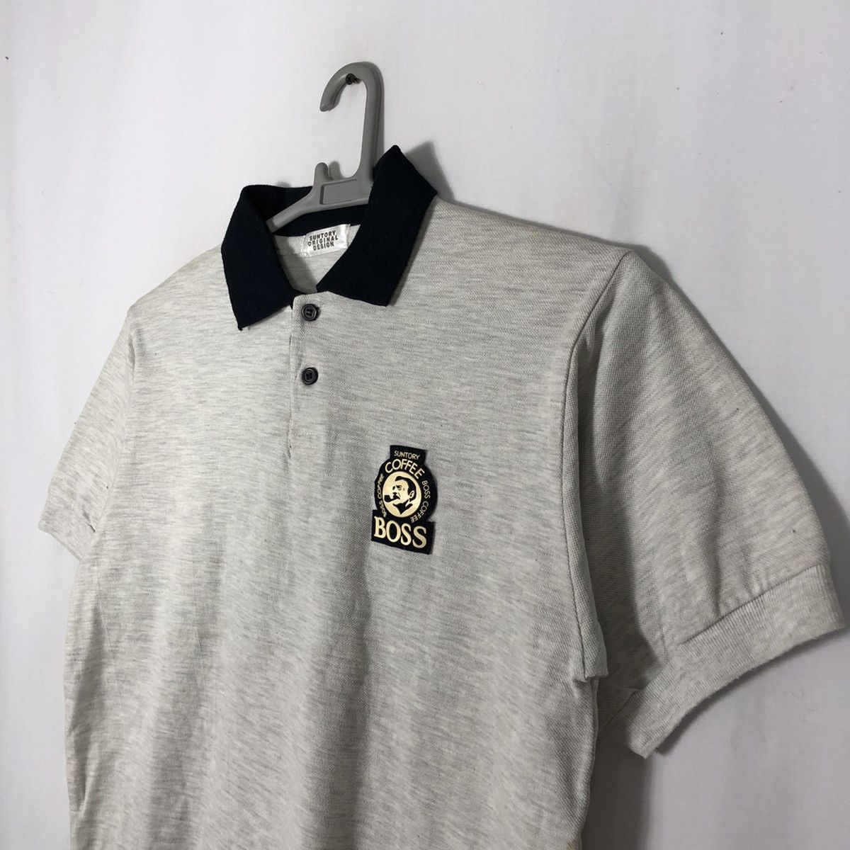 Japanese Brand × Vintage Rare Vintage Suntory Coffee Boss OG Logo Crew Polo Shirts Size US M / EU 48-50 / 2 - 6 Thumbnail