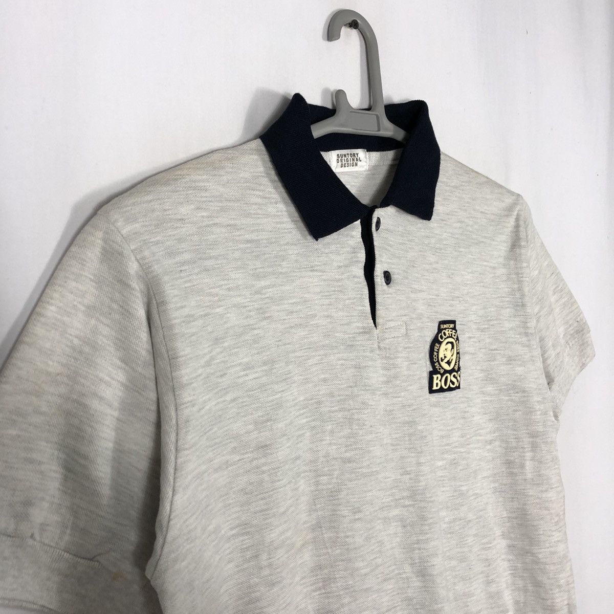 Japanese Brand × Vintage Rare Vintage Suntory Coffee Boss OG Logo Crew Polo Shirts Size US M / EU 48-50 / 2 - 8 Thumbnail