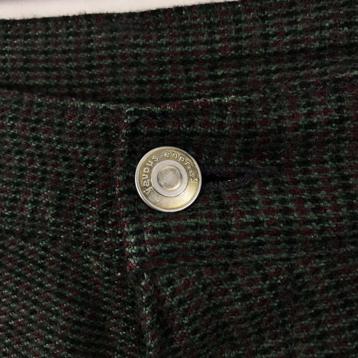 mercibeaucoup MERCIBEAUCOUP ISSEY MIYAKE Drop Crotch Green Baggy Wool Pant Size US 29 - 4 Thumbnail
