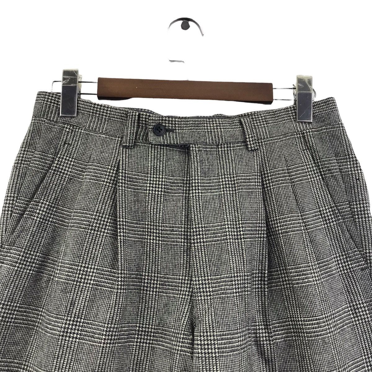 Christian Dior Monsieur CHRISTIAN DIOR CD Sports French Brand Check Wool Trousers Size US 30 / EU 46 - 2 Thumbnail