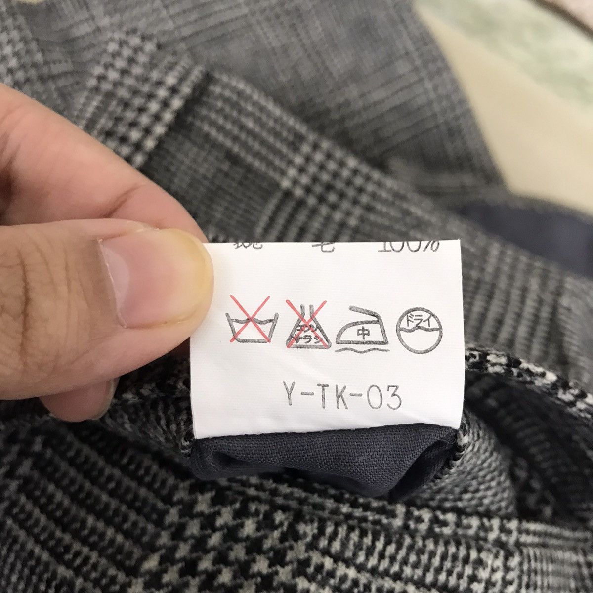 Christian Dior Monsieur CHRISTIAN DIOR CD Sports French Brand Check Wool Trousers Size US 30 / EU 46 - 5 Thumbnail