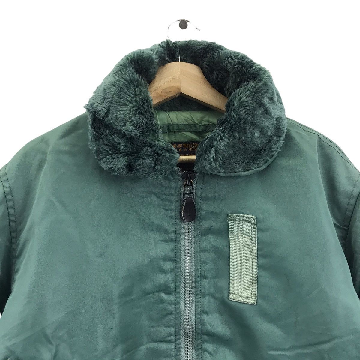Other US AIR FORCE Flight Bomber Green Army Jacket Xenon Wool Size US M / EU 48-50 / 2 - 2 Thumbnail