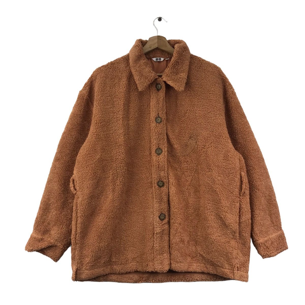 Undercover × Uniqlo UNIQLO UNDERCOVER Sherpa Fleece Oversize ButtonUp Sweatshirt Size US XL / EU 56 / 4 - 1 Thumbnail