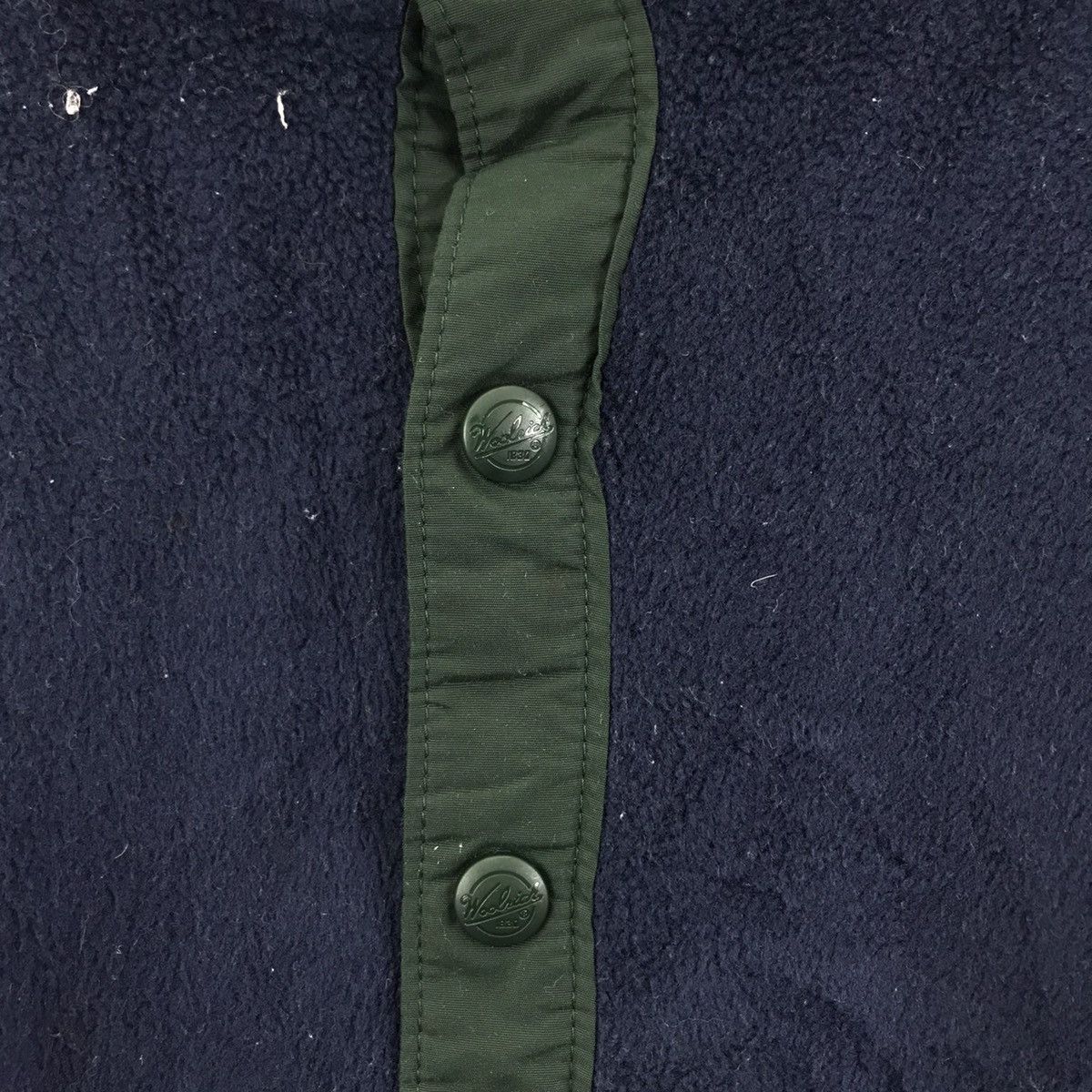 Vintage Vintage 80s WOOLRICH USA Sherpa Button Up Fleece Sweatshirt Size US L / EU 52-54 / 3 - 3 Thumbnail