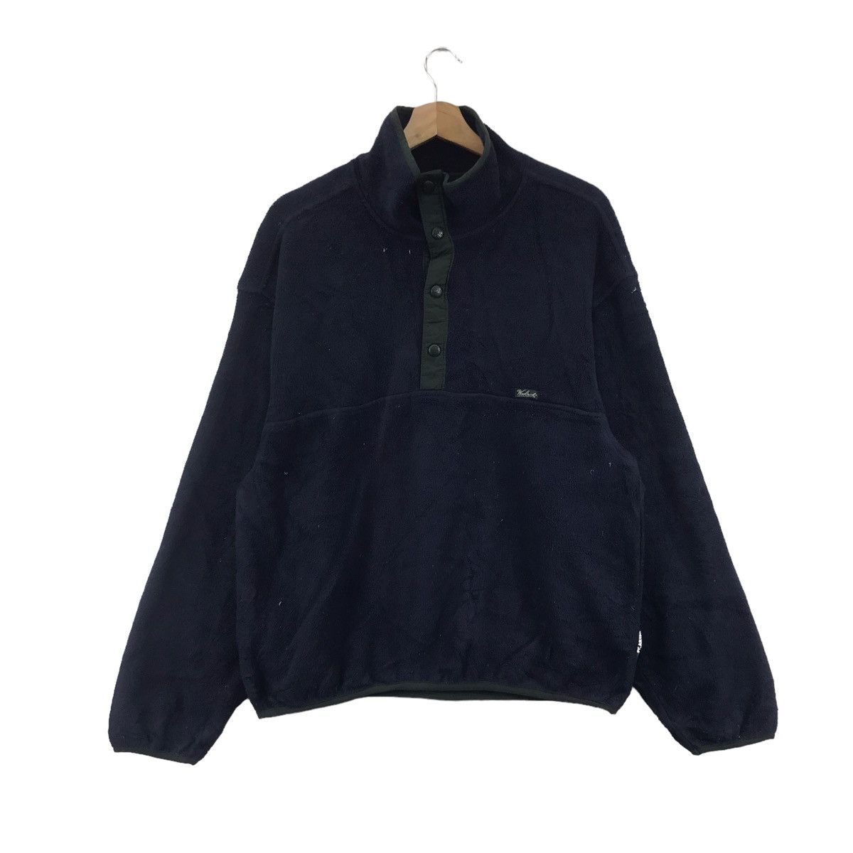 Vintage Vintage 80s WOOLRICH USA Sherpa Button Up Fleece Sweatshirt Size US L / EU 52-54 / 3 - 1 Thumbnail