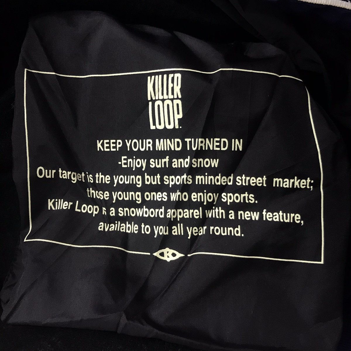 Vintage KILLER LOOP Ski Winter Skate Side Tape Hoodie Size US XL / EU 56 / 4 - 9 Thumbnail