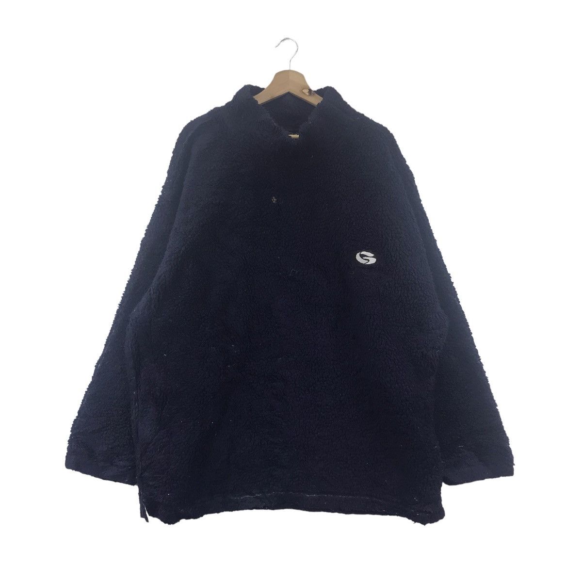 Gotcha Vintage GOTCHA Surf Deep Pile Fleece Retro Sherpa Sweatshirt Size US L / EU 52-54 / 3 - 1 Thumbnail