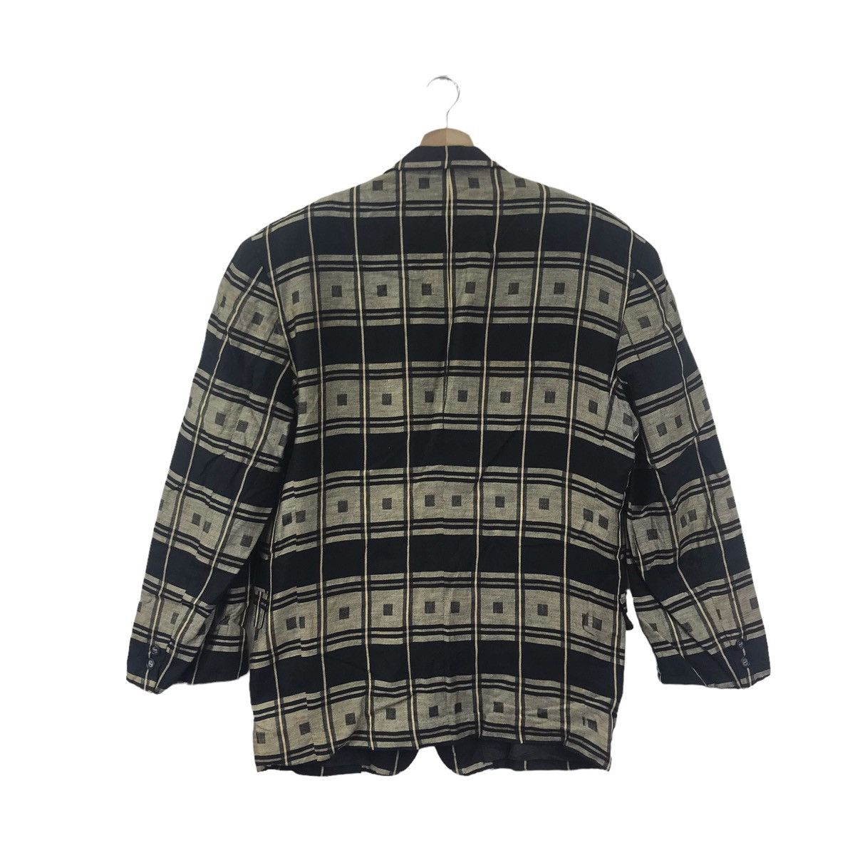 Courreges Vintage COURREGES HOMME PARIS Overprint Blazer Coat Size US M / EU 48-50 / 2 - 6 Thumbnail