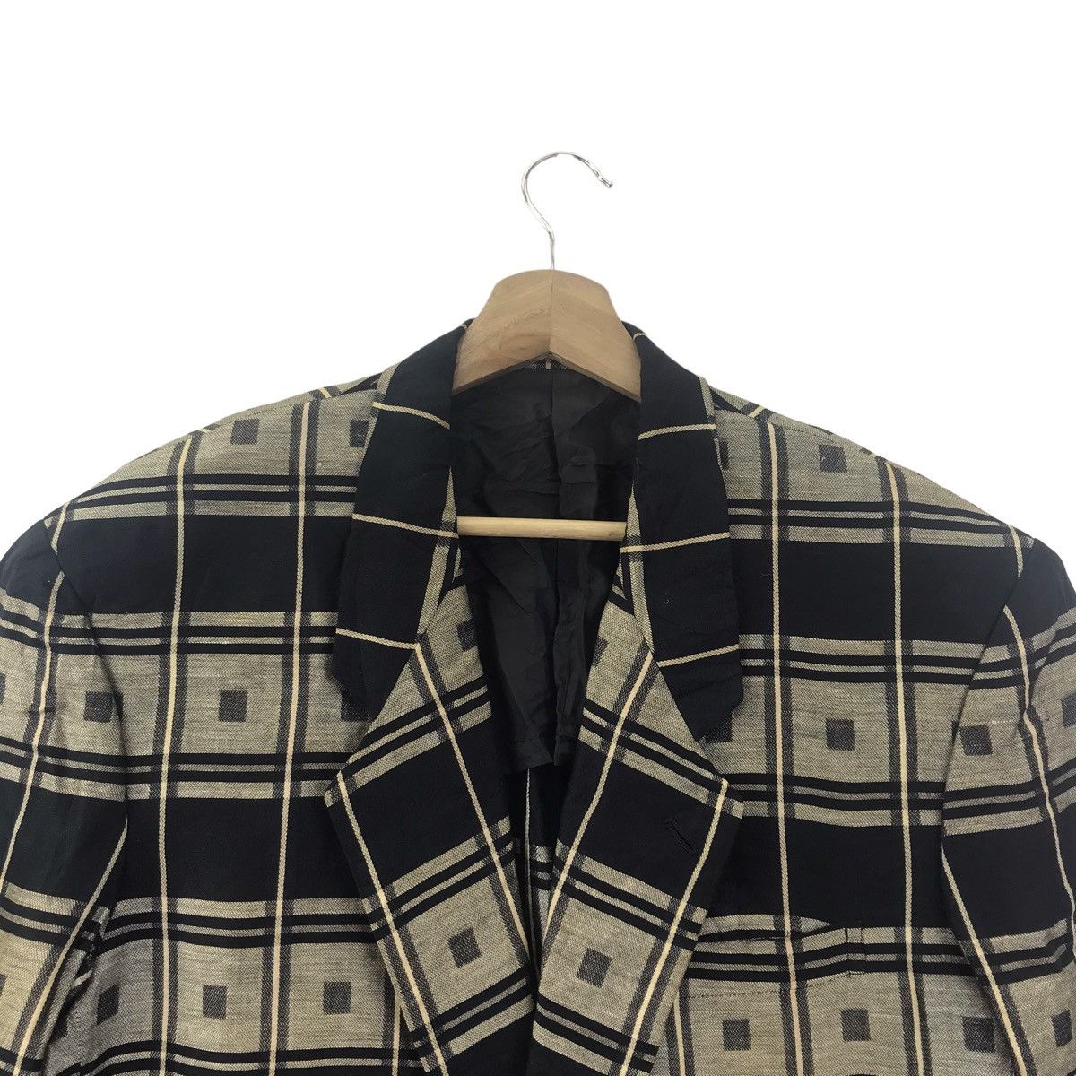 Courreges Vintage COURREGES HOMME PARIS Overprint Blazer Coat Size US M / EU 48-50 / 2 - 2 Thumbnail