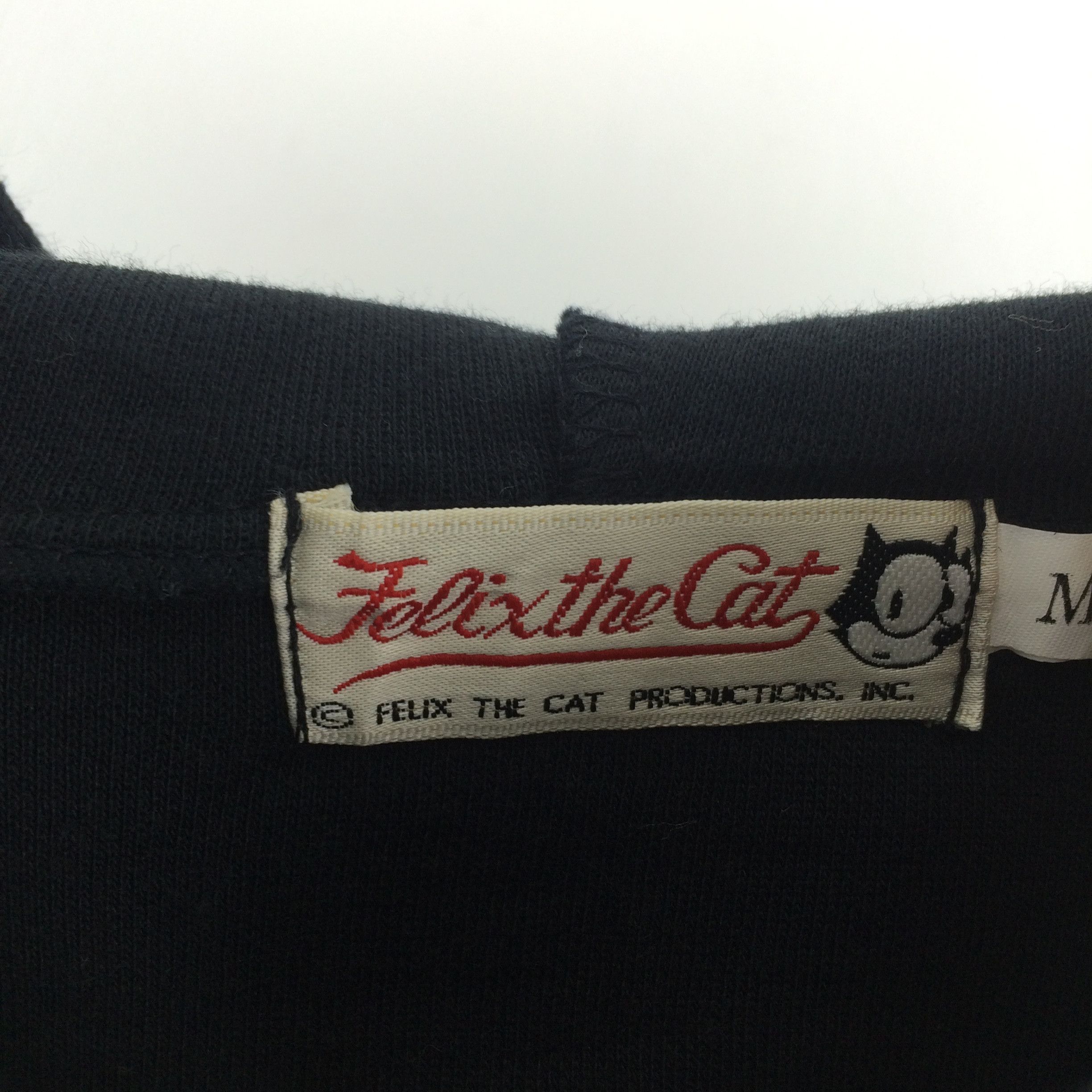 Cartoon Network × Vintage Z175 90s FELIX THE CAT PRODUCTION SWEATSHIRTS HOODED Size US M / EU 48-50 / 2 - 5 Thumbnail