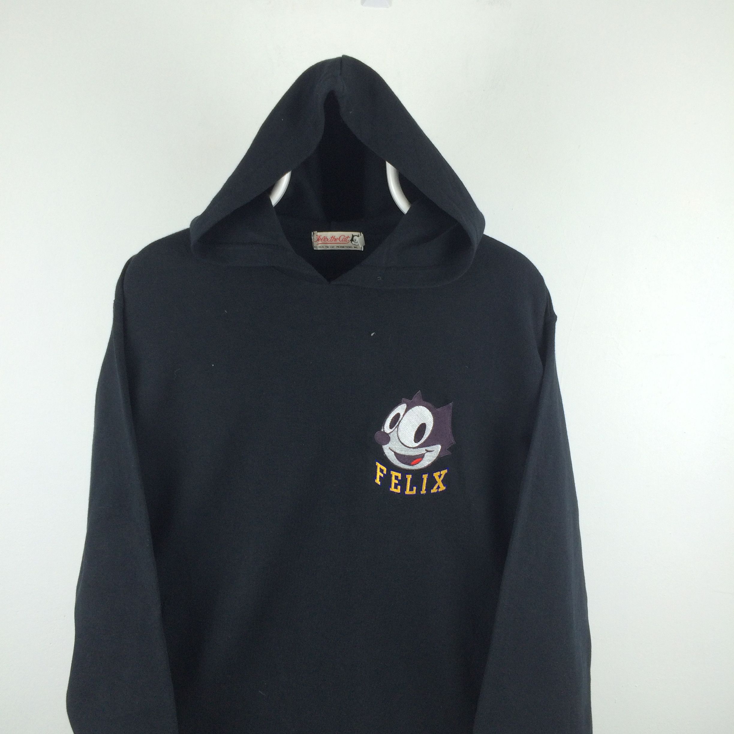 Cartoon Network × Vintage Z175 90s FELIX THE CAT PRODUCTION SWEATSHIRTS HOODED Size US M / EU 48-50 / 2 - 2 Thumbnail