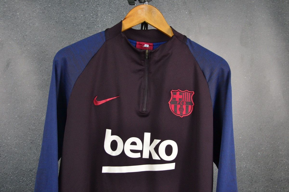 Nike Barcelona Training Football Sweatshirt Nike Soccer Large Size US L / EU 52-54 / 3 - 3 Thumbnail