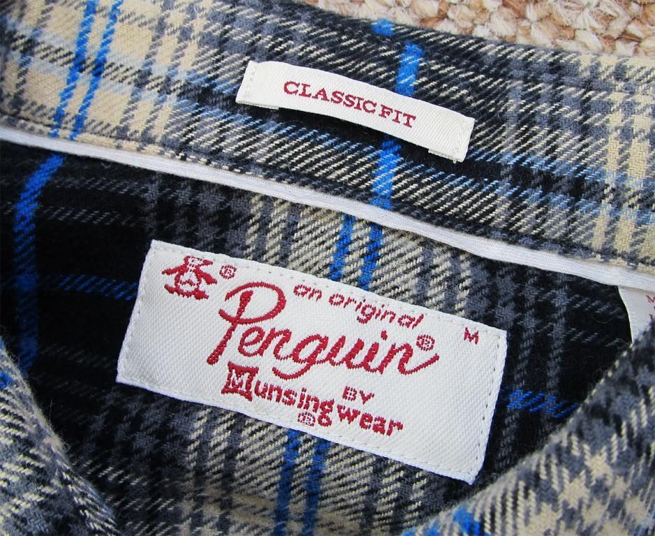 Flannel × Original Penguin Original Penguin Cotton Flannel Classic Fit Check Shirt Size US M / EU 48-50 / 2 - 3 Thumbnail