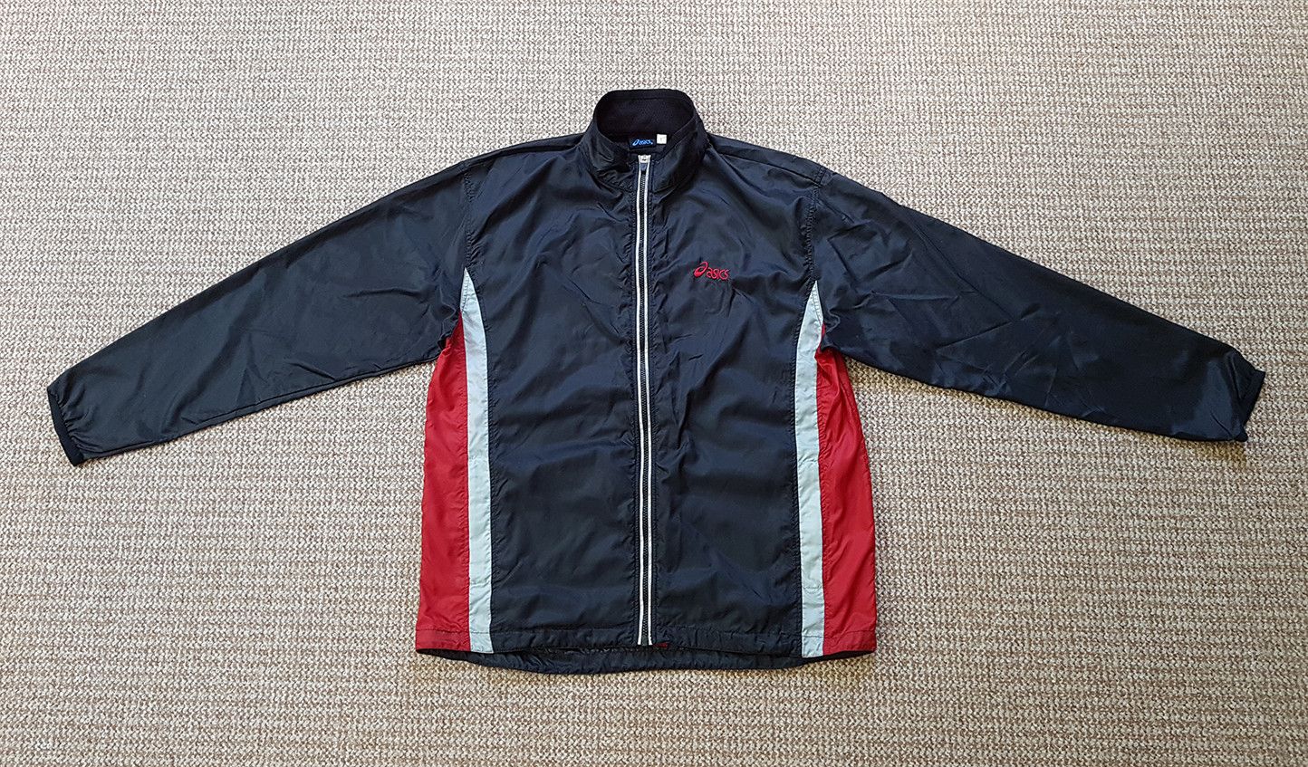 Asics × Vintage Y2K Vintage Asics full zip light jacket Size US L / EU 52-54 / 3 - 1 Thumbnail