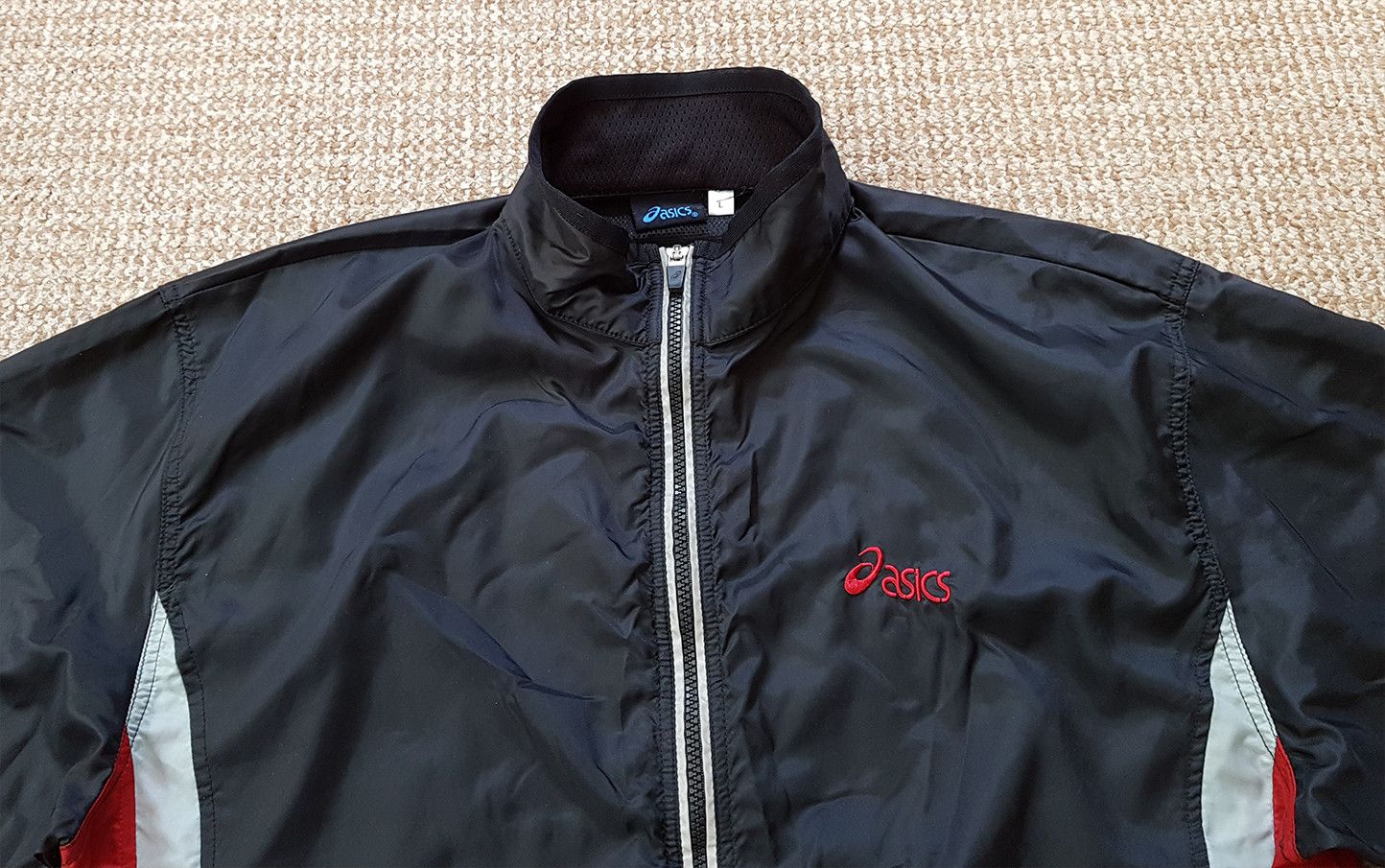 Asics × Vintage Y2K Vintage Asics full zip light jacket Size US L / EU 52-54 / 3 - 3 Thumbnail
