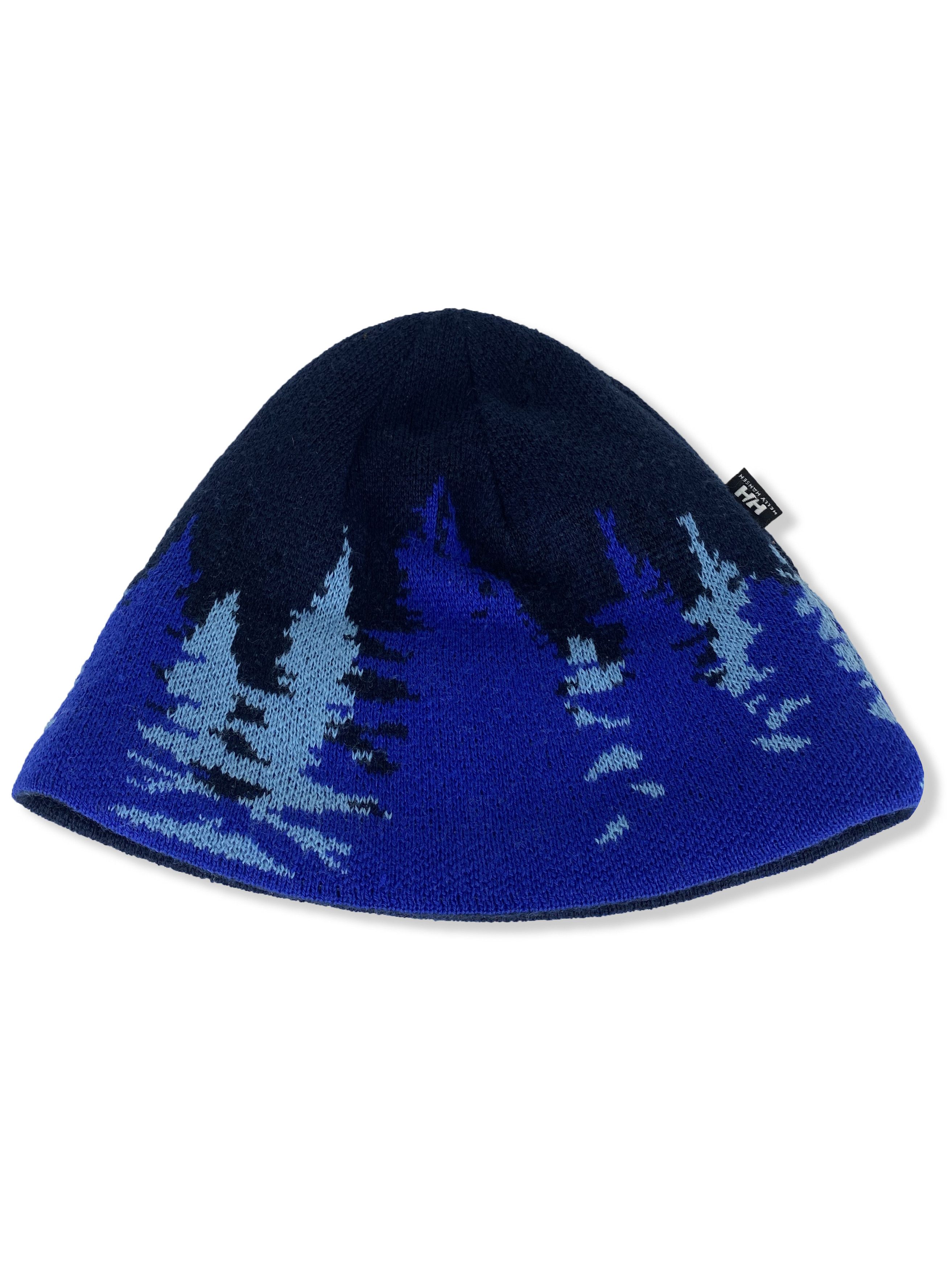 Helly Hansen Vintage HELLY HANSEN Winter Forest Print Beanie M385 Size ONE SIZE - 3 Thumbnail