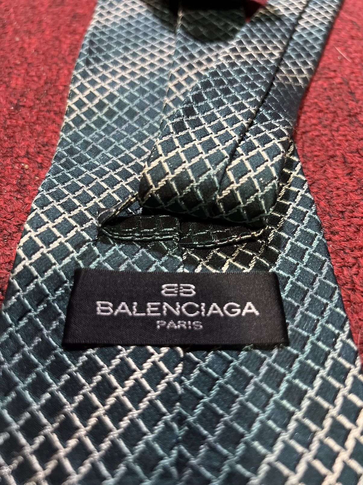Balenciaga Balenciaga tie vintage nice spellbound logo Size ONE SIZE - 3 Thumbnail