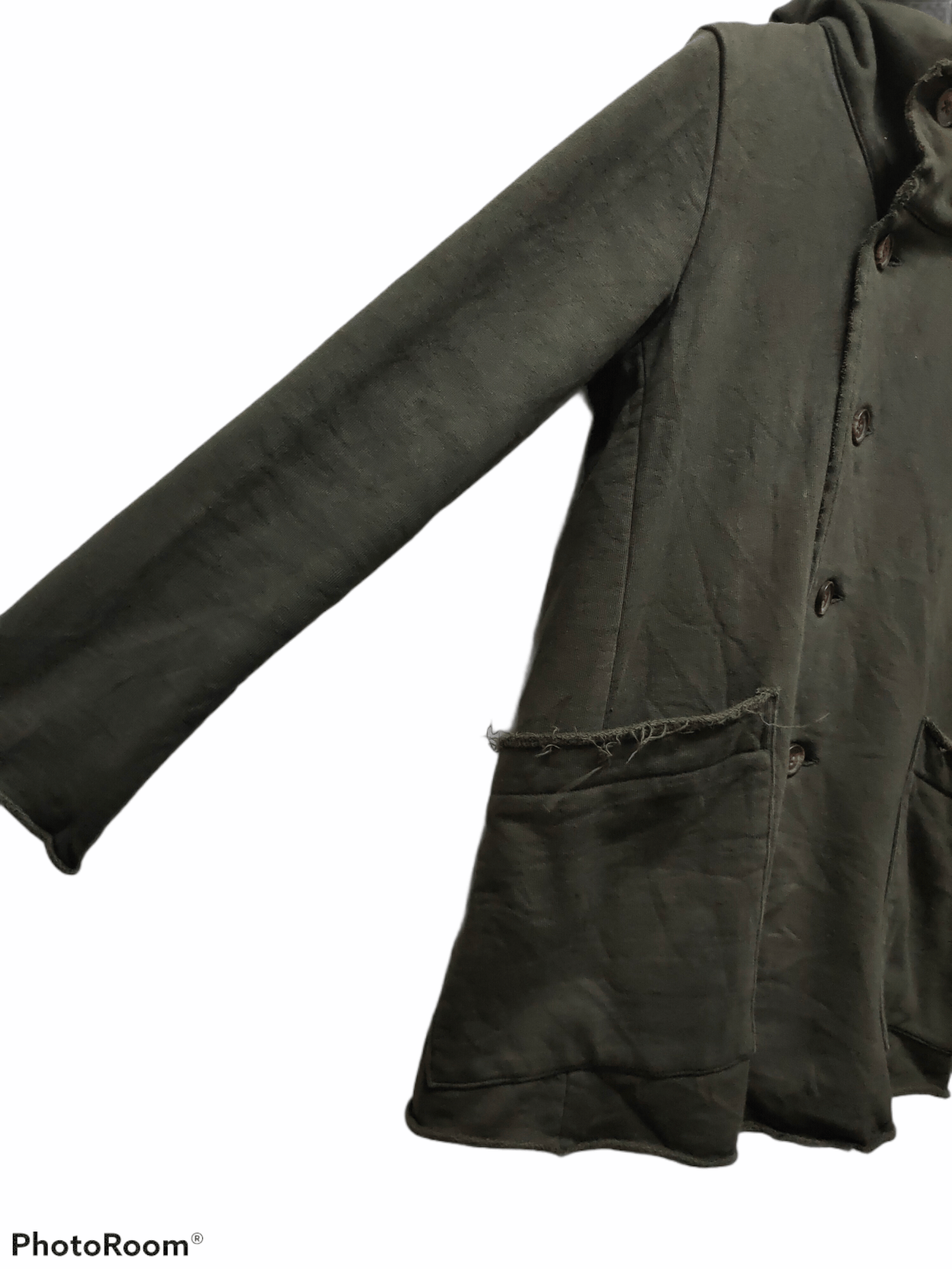 Japanese Brand Steal 🔥Quadro jacket hoodie army olive green Size US S / EU 44-46 / 1 - 4 Thumbnail