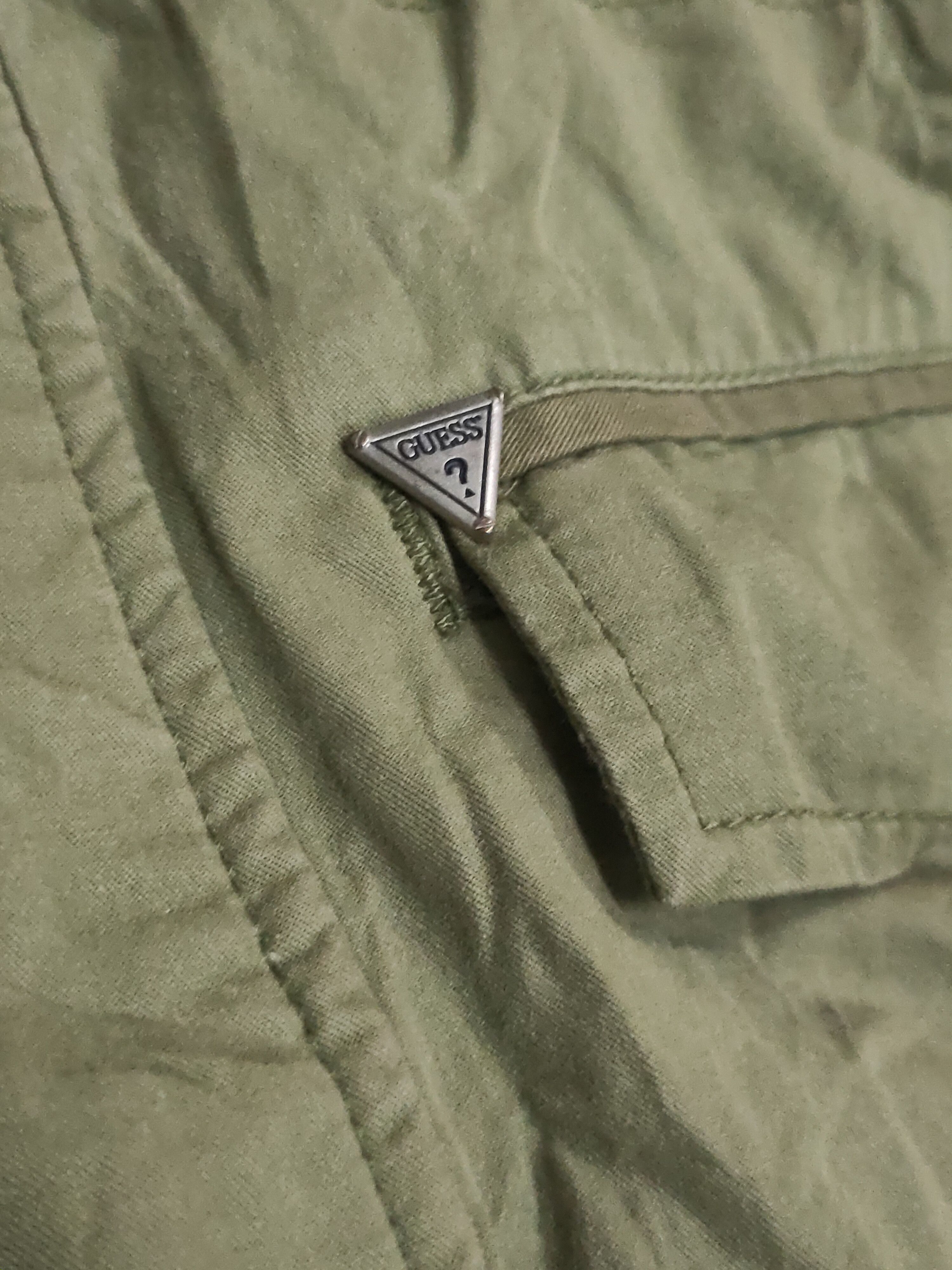 Guess × Vintage Guess vintage army green parka zipper jacket nice🔥 Size US S / EU 44-46 / 1 - 4 Thumbnail