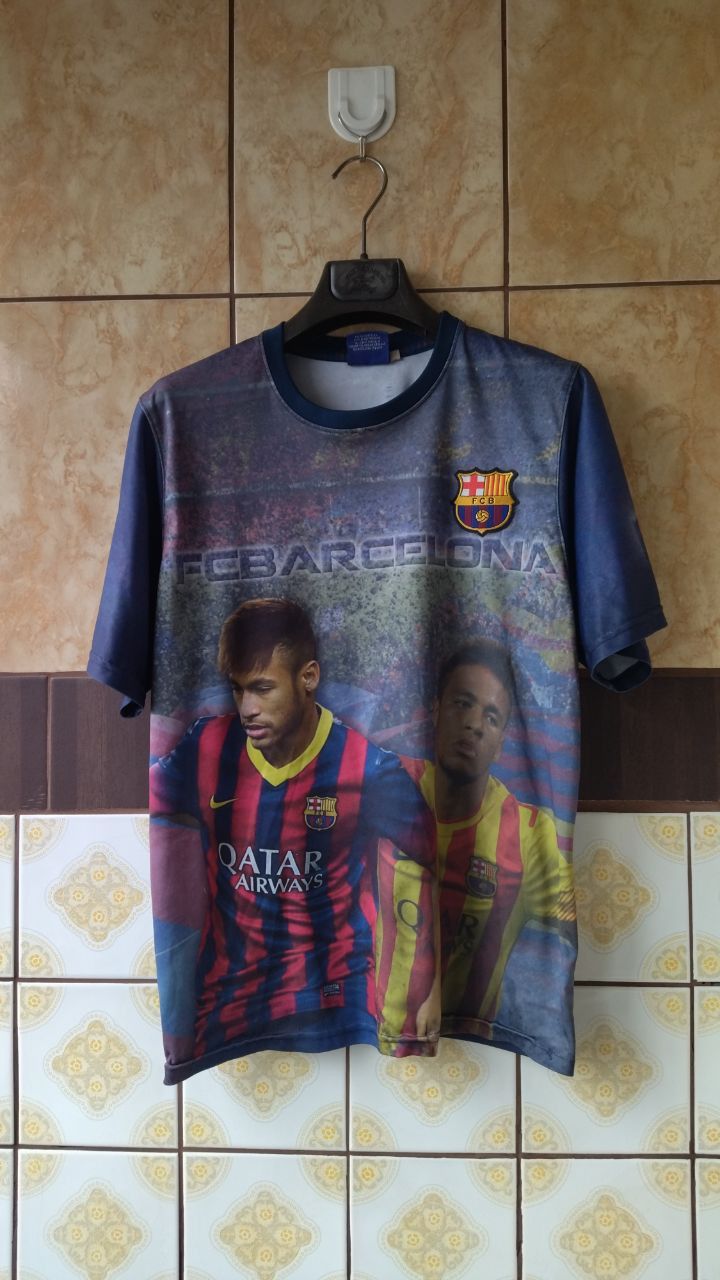 Vintage Vintage Neymar Junior Fc Barcelona hersey Size US S / EU 44-46 / 1 - 1 Thumbnail