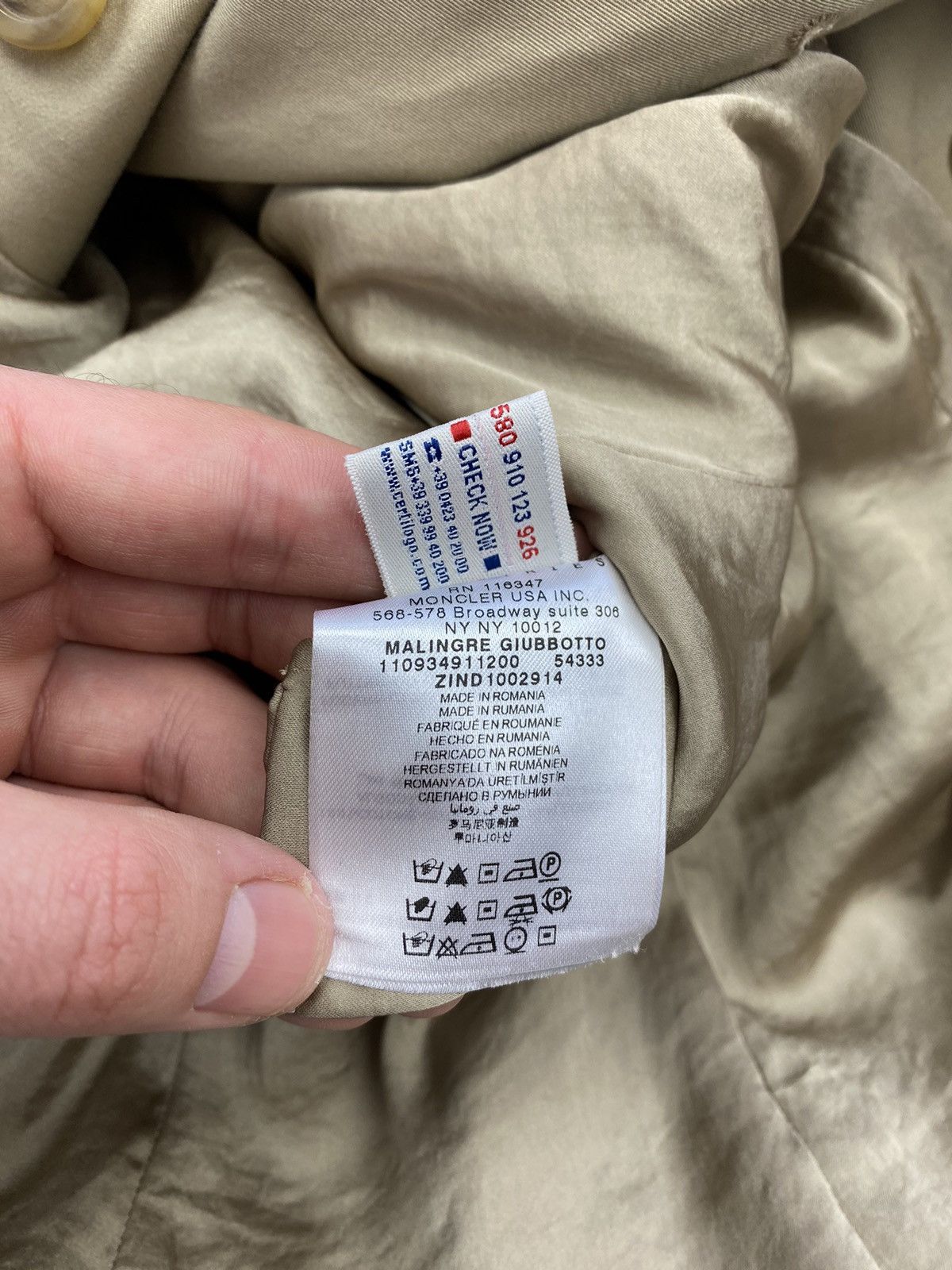 Moncler Moncler Malingre Double-Breasted Trench Coat Size M / US 6-8 / IT 42-44 - 5 Thumbnail
