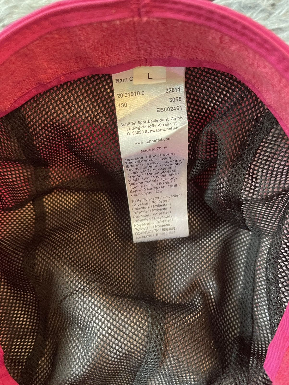 Japanese Brand Schoffel gorpcore style outdoor pink cap Size ONE SIZE - 7 Thumbnail