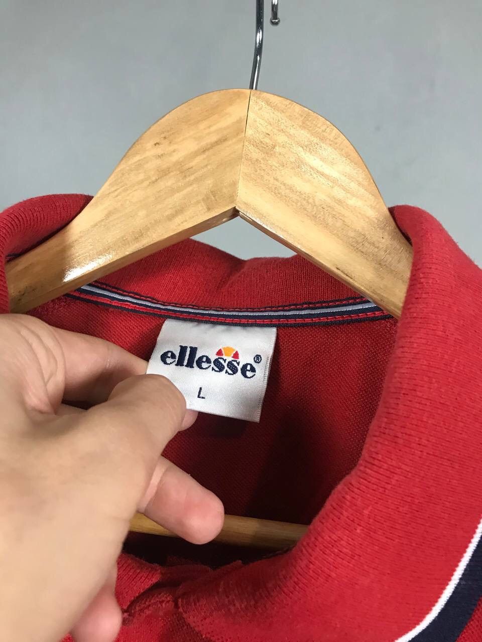 Ellesse Ellesse Vintage Red Streetwear Polo Size US L / EU 52-54 / 3 - 4 Thumbnail