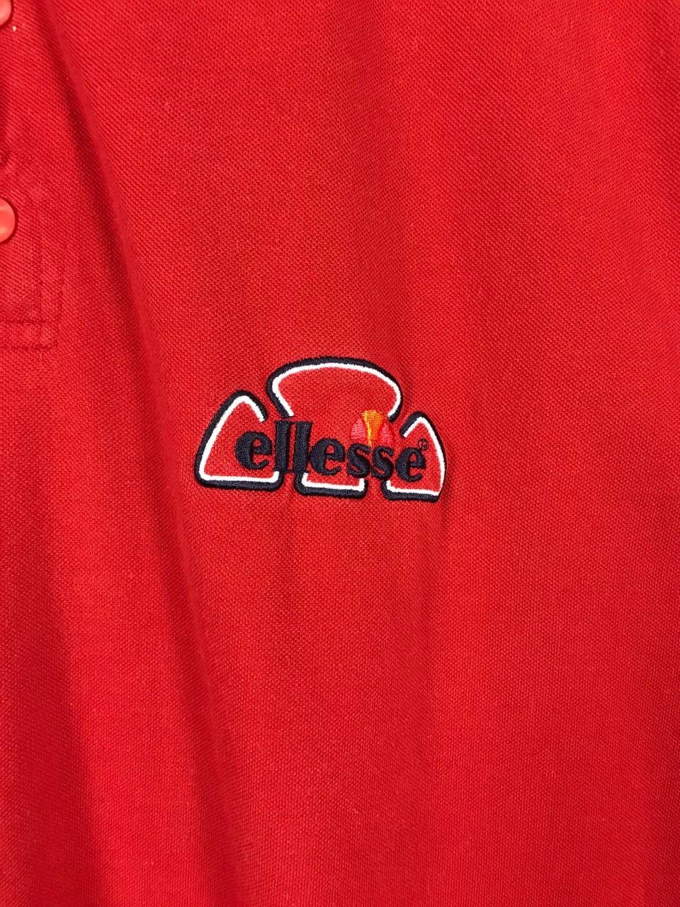 Ellesse Ellesse Vintage Red Streetwear Polo Size US L / EU 52-54 / 3 - 3 Thumbnail