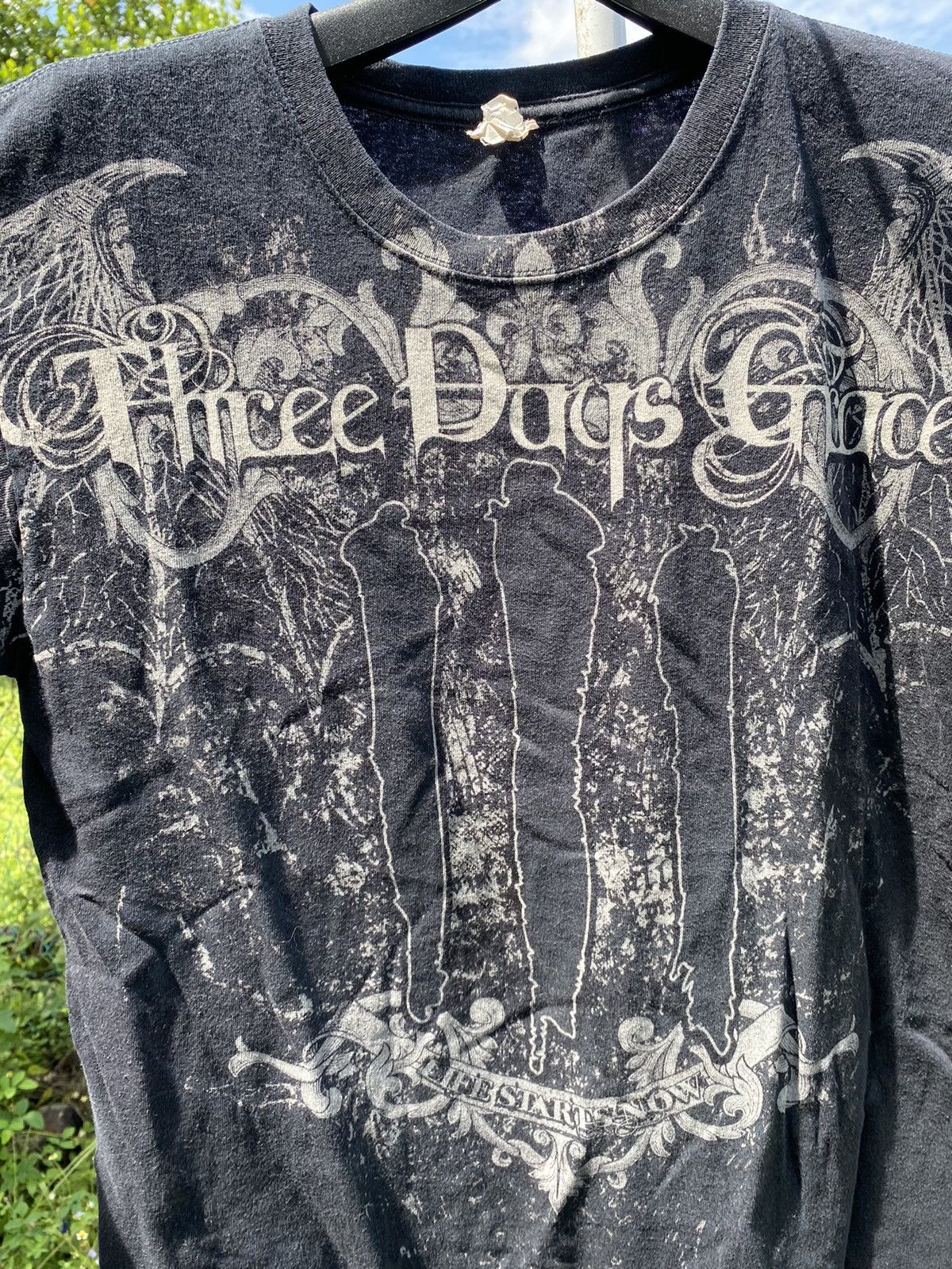Band Tees × Vintage Vintage Three Days Grace T-shirt Size US M / EU 48-50 / 2 - 4 Thumbnail