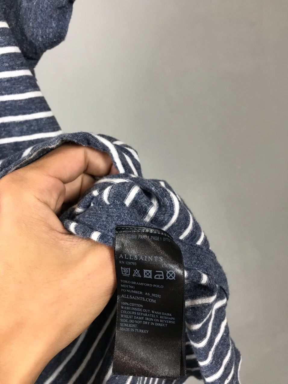 Allsaints Allsaints Streetwear Polo Tee Size US S / EU 44-46 / 1 - 5 Thumbnail
