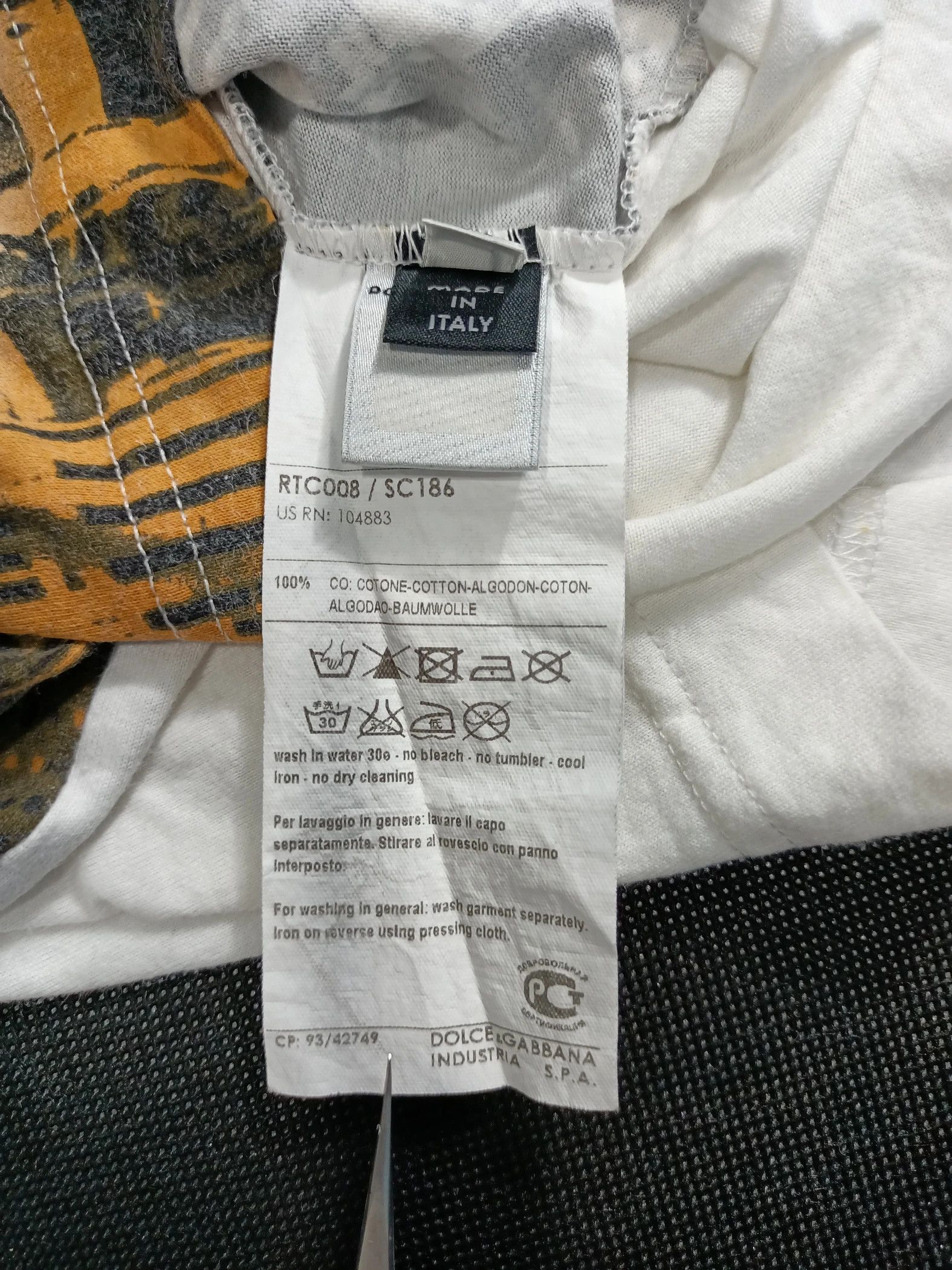 Dolce & Gabbana T-Shirt MAHANTAN Big Logo D&G Shirt
