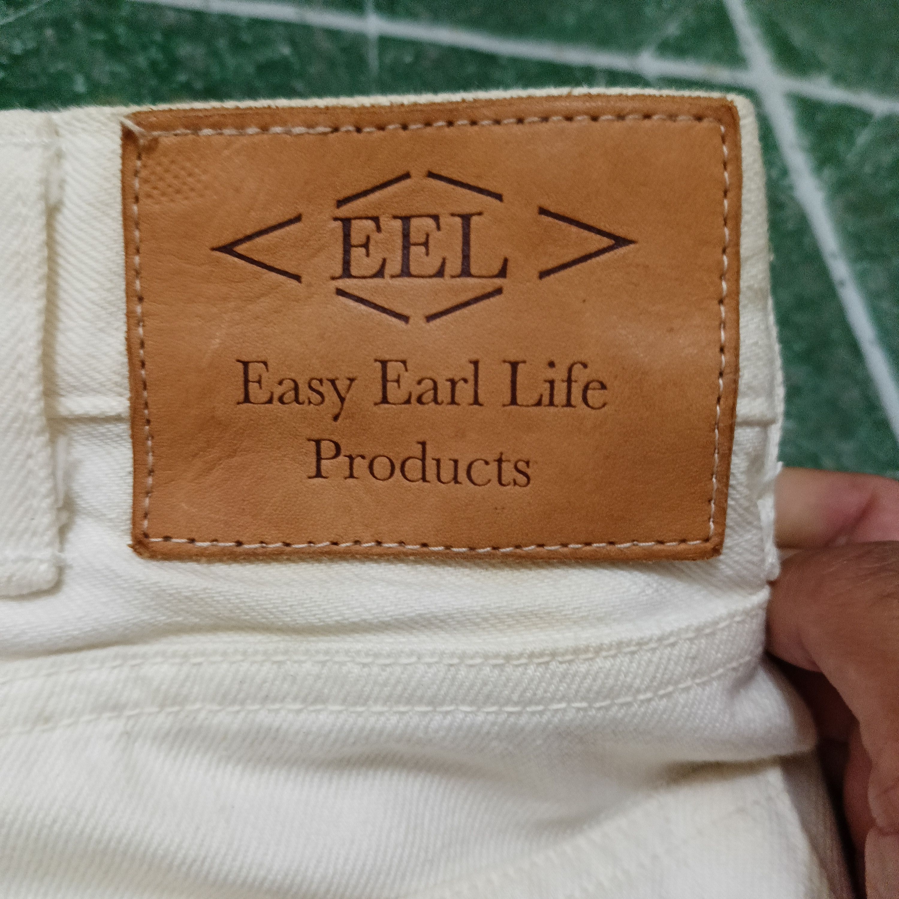 Japanese Brand Easy Earl Life Baggy Style Sunahama Denim vtg riri zipper Size US 33 - 13 Thumbnail
