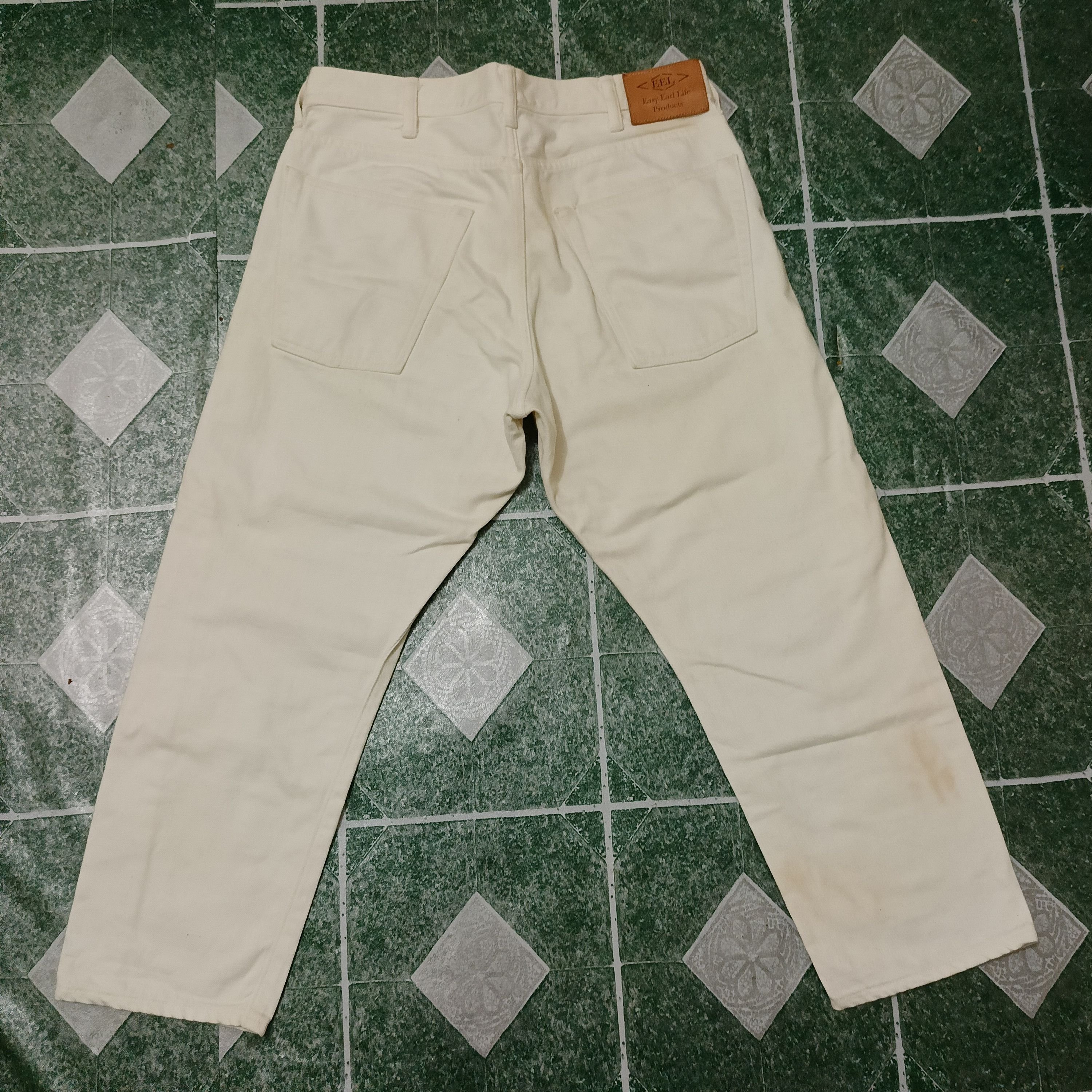 Japanese Brand Easy Earl Life Baggy Style Sunahama Denim vtg riri zipper Size US 33 - 10 Thumbnail