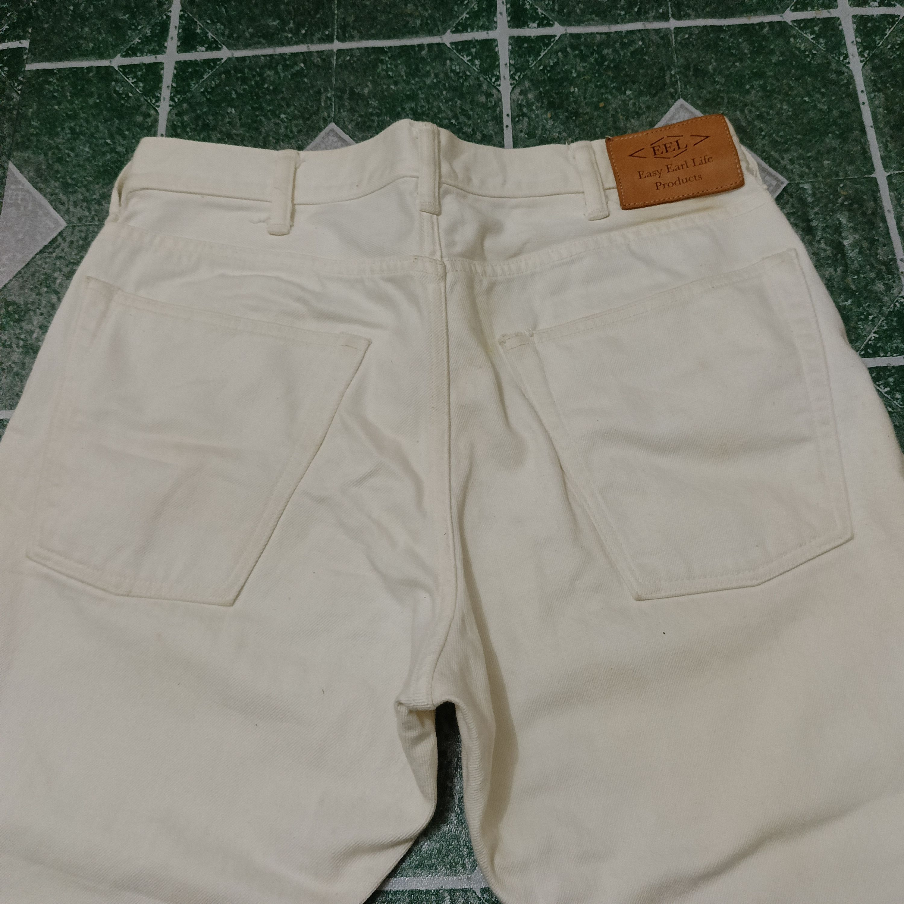 Japanese Brand Easy Earl Life Baggy Style Sunahama Denim vtg riri zipper Size US 33 - 12 Thumbnail